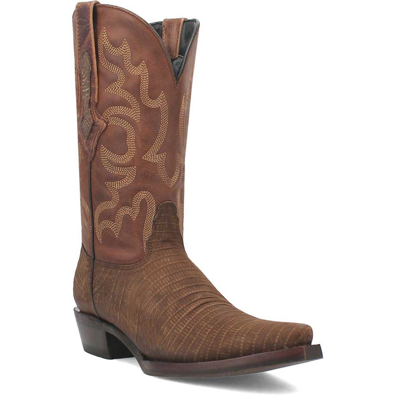 Dingo The Duke Brown Snip Leather Western Boots - 6D