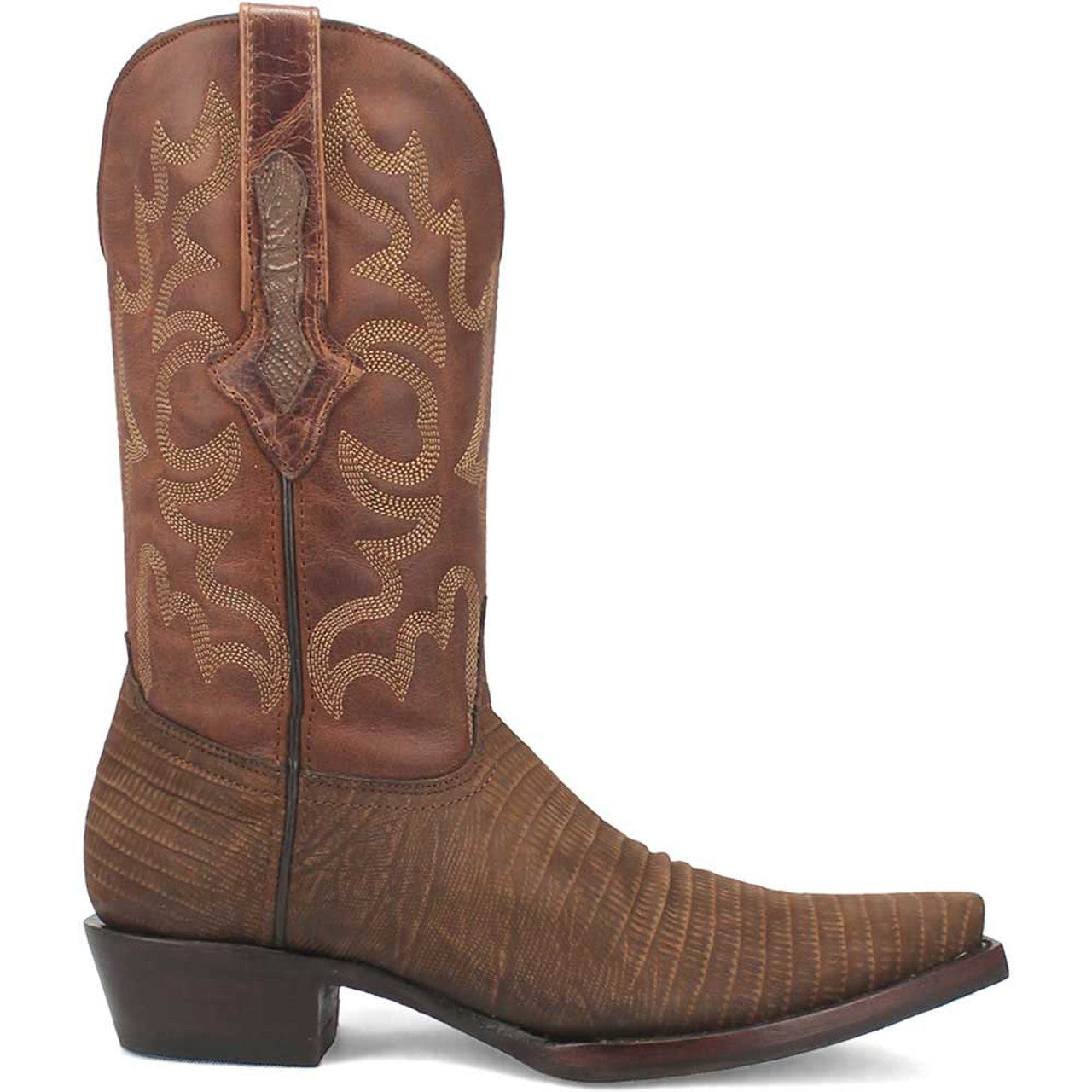 Dingo The Duke Brown Snip Leather Western Boots - 6D