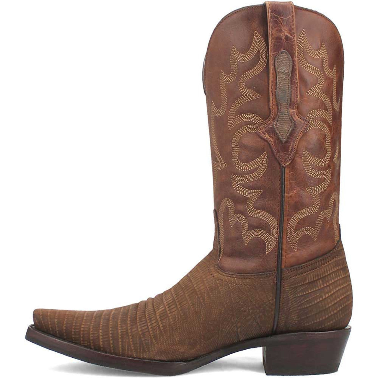 Dingo The Duke Brown Snip Leather Western Boots - 6D
