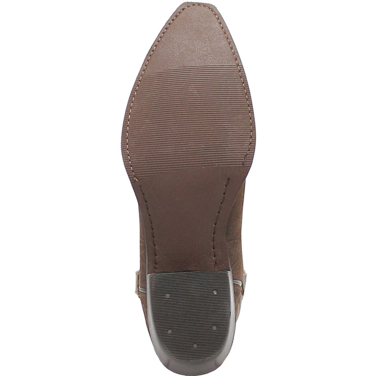 Dingo The Duke Brown Snip Leather Western Boots - 6D