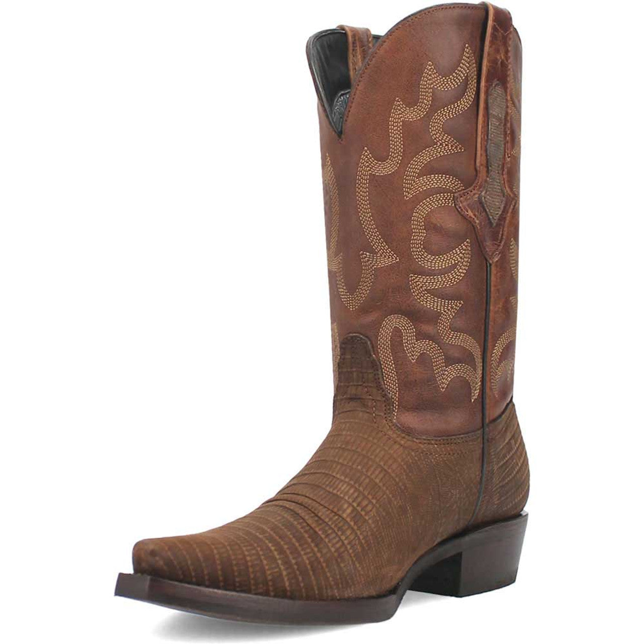 Dingo The Duke Brown Snip Leather Western Boots - 6D