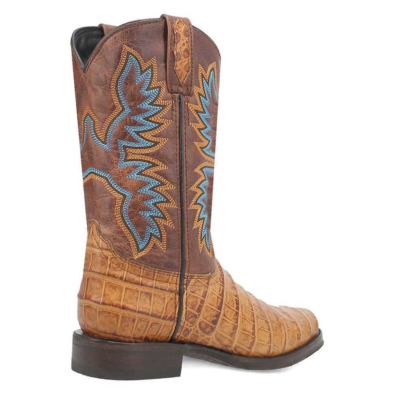 Dingo Round Toe Tan Leather Boots - 6D