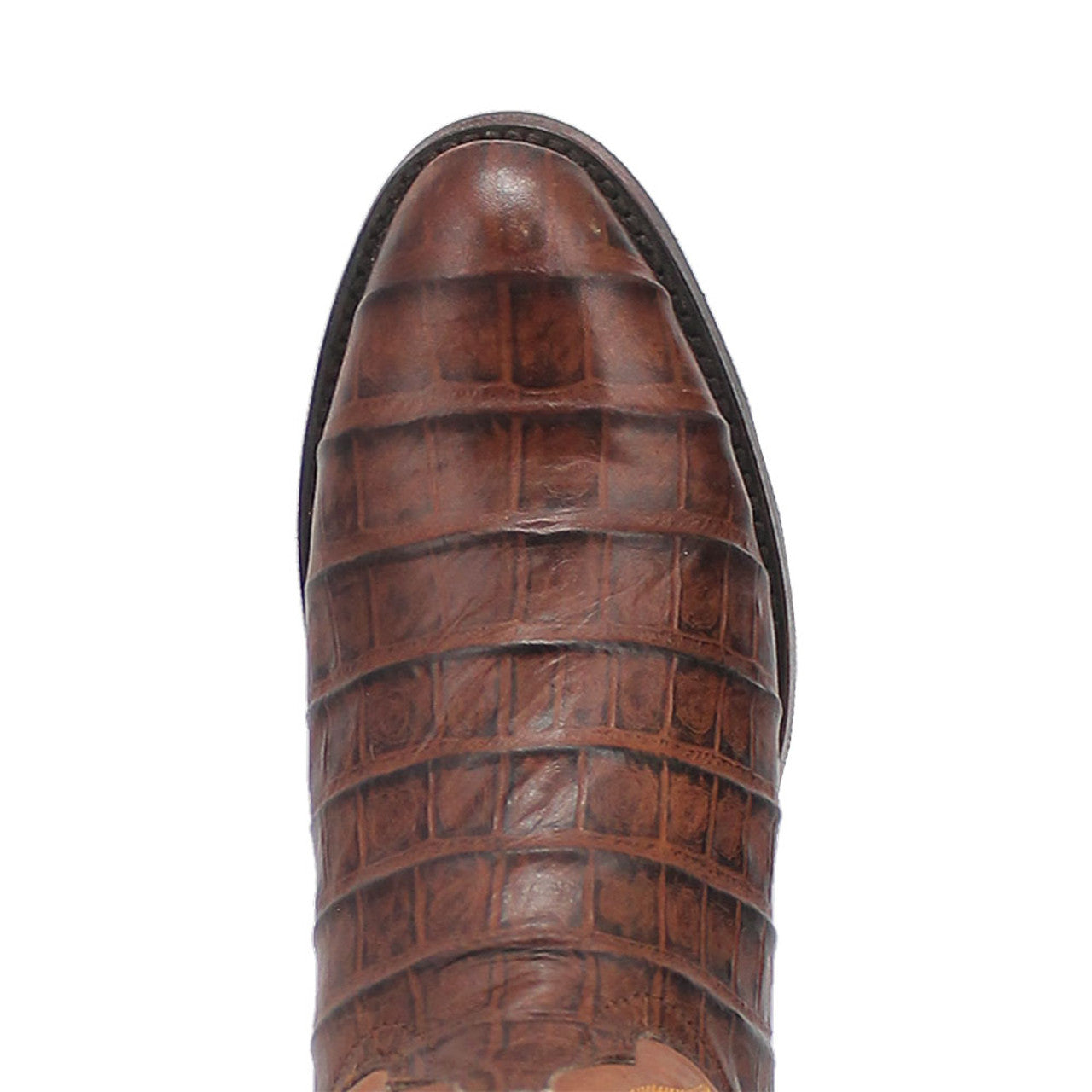 Dingo Round Toe Brown Leather Boots - 6D