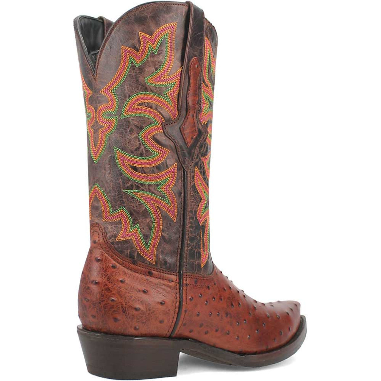Dingo Cognac Snip Toe Cowboy Boot - 6D