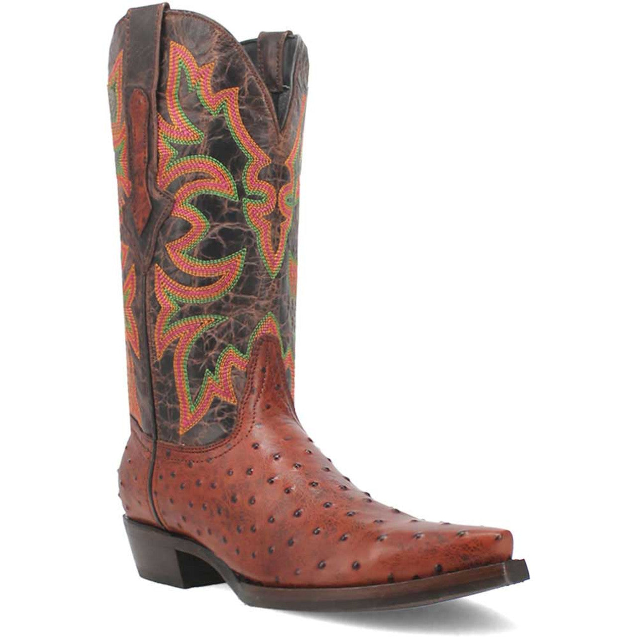 Dingo Cognac Snip Toe Cowboy Boot - 6D