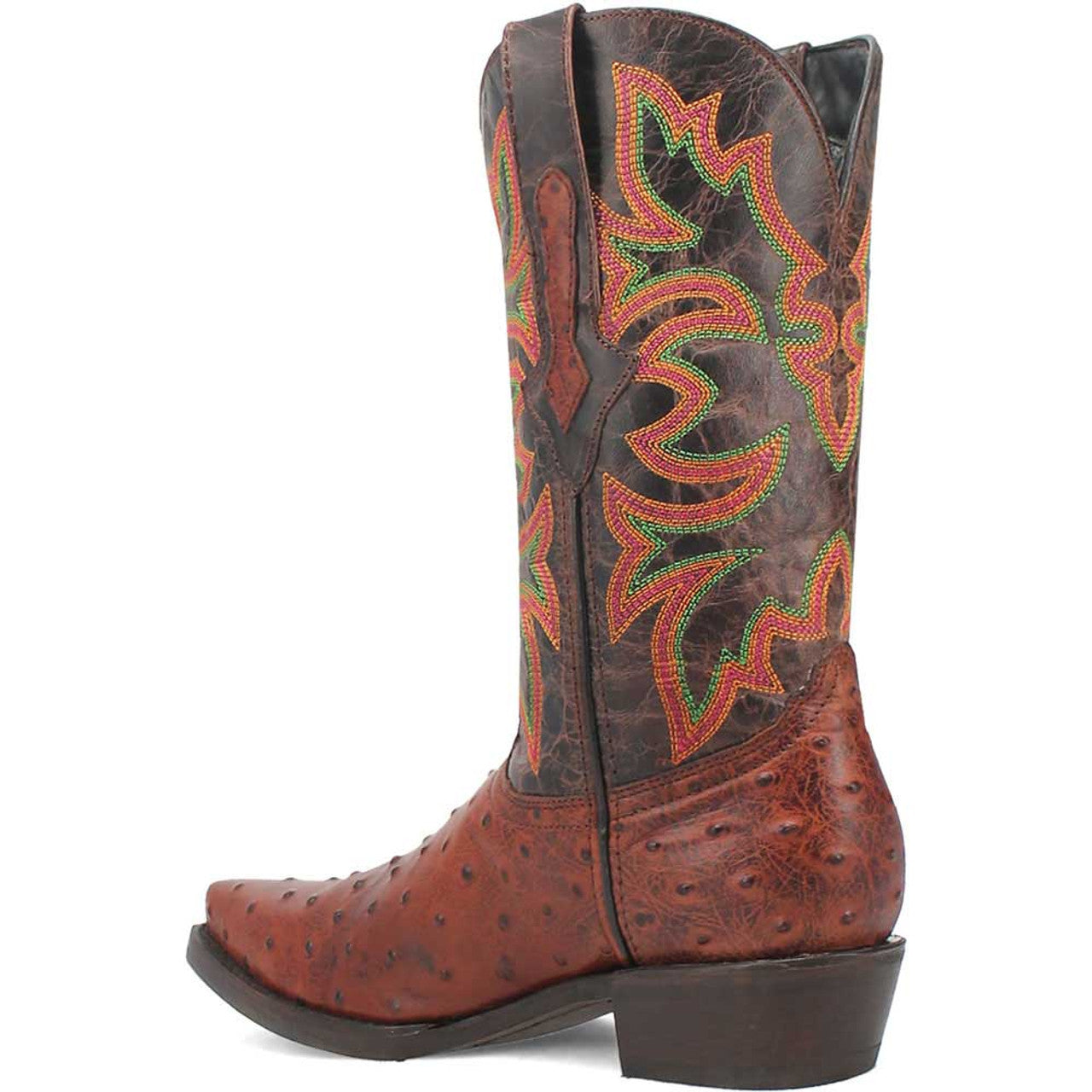 Dingo Cognac Snip Toe Cowboy Boot - 6D