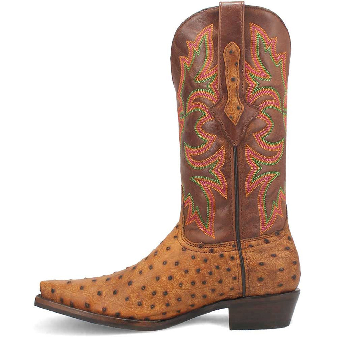 Dingo Tan Snip Toe Cowboy Boot - 6D