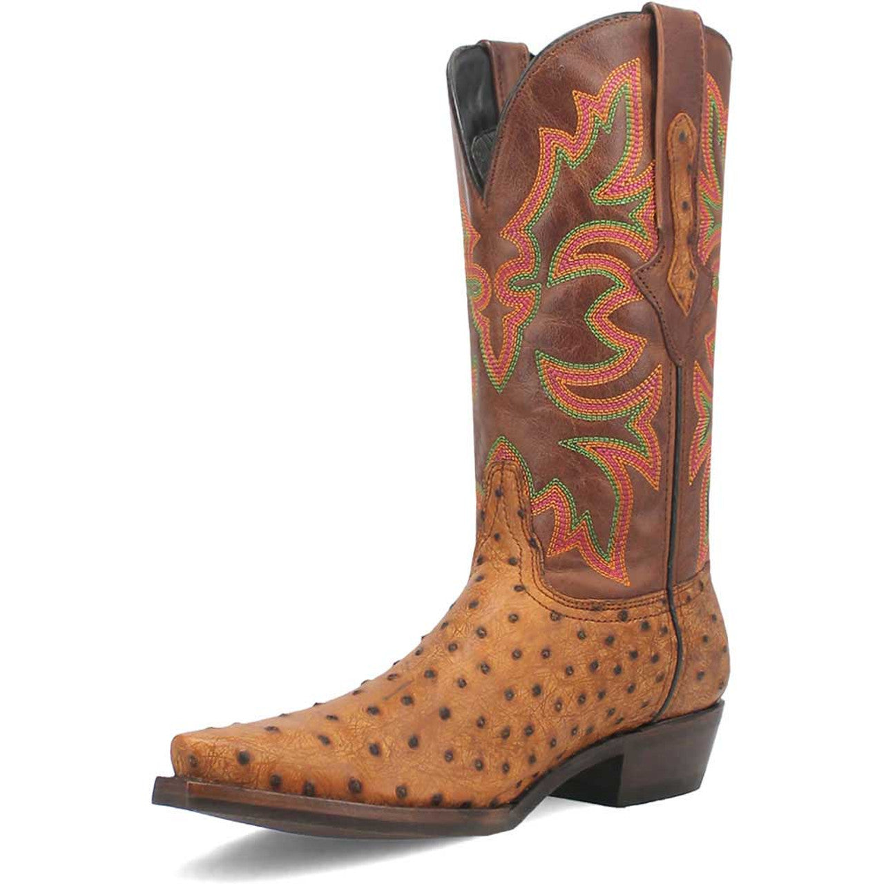 Dingo Tan Snip Toe Cowboy Boot - 6D