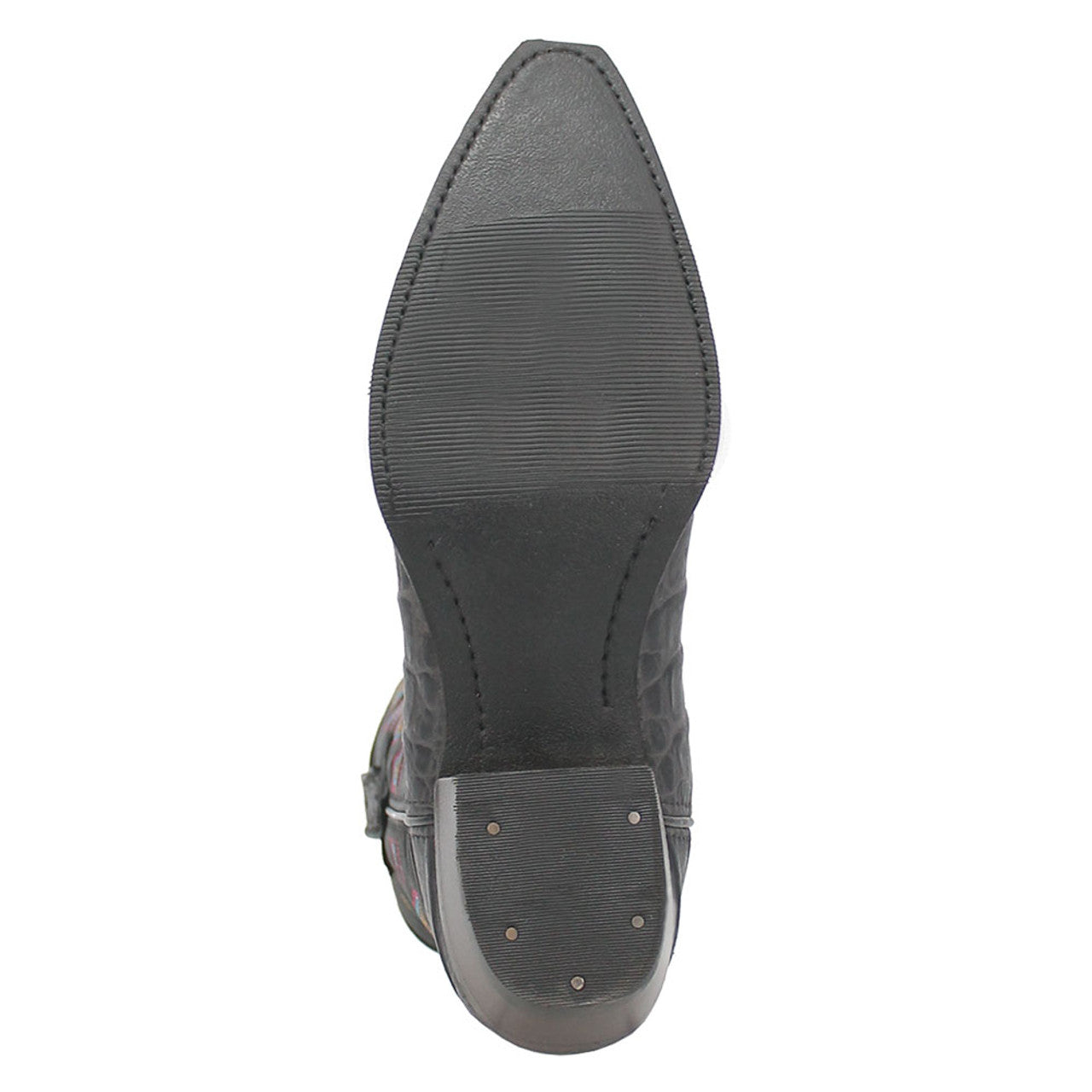 Dingo Black Gator Print Snip Toe Cowboy Boot - 6D