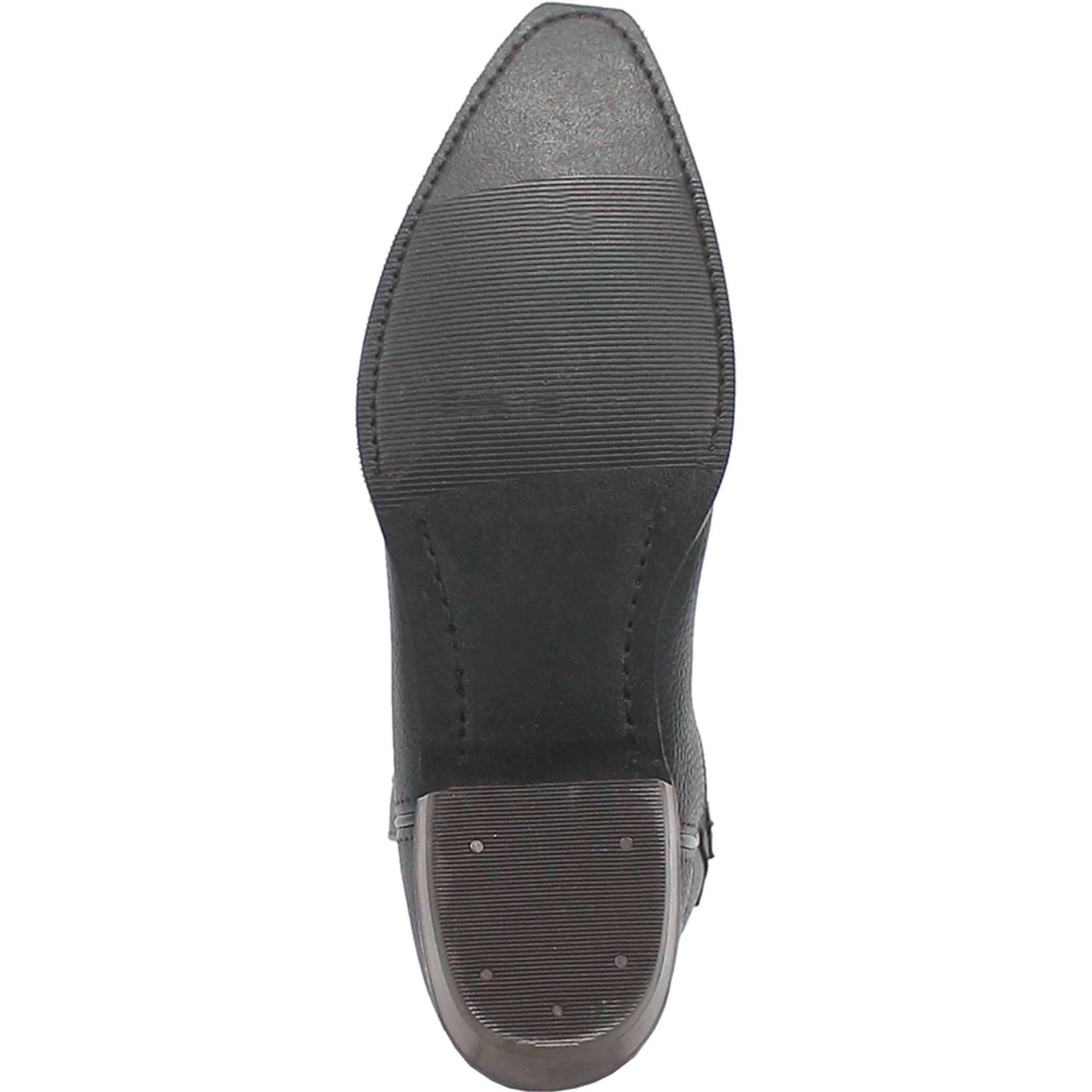 Dingo Gold Rush Black Leather Snip Toe Western Boots - 6D