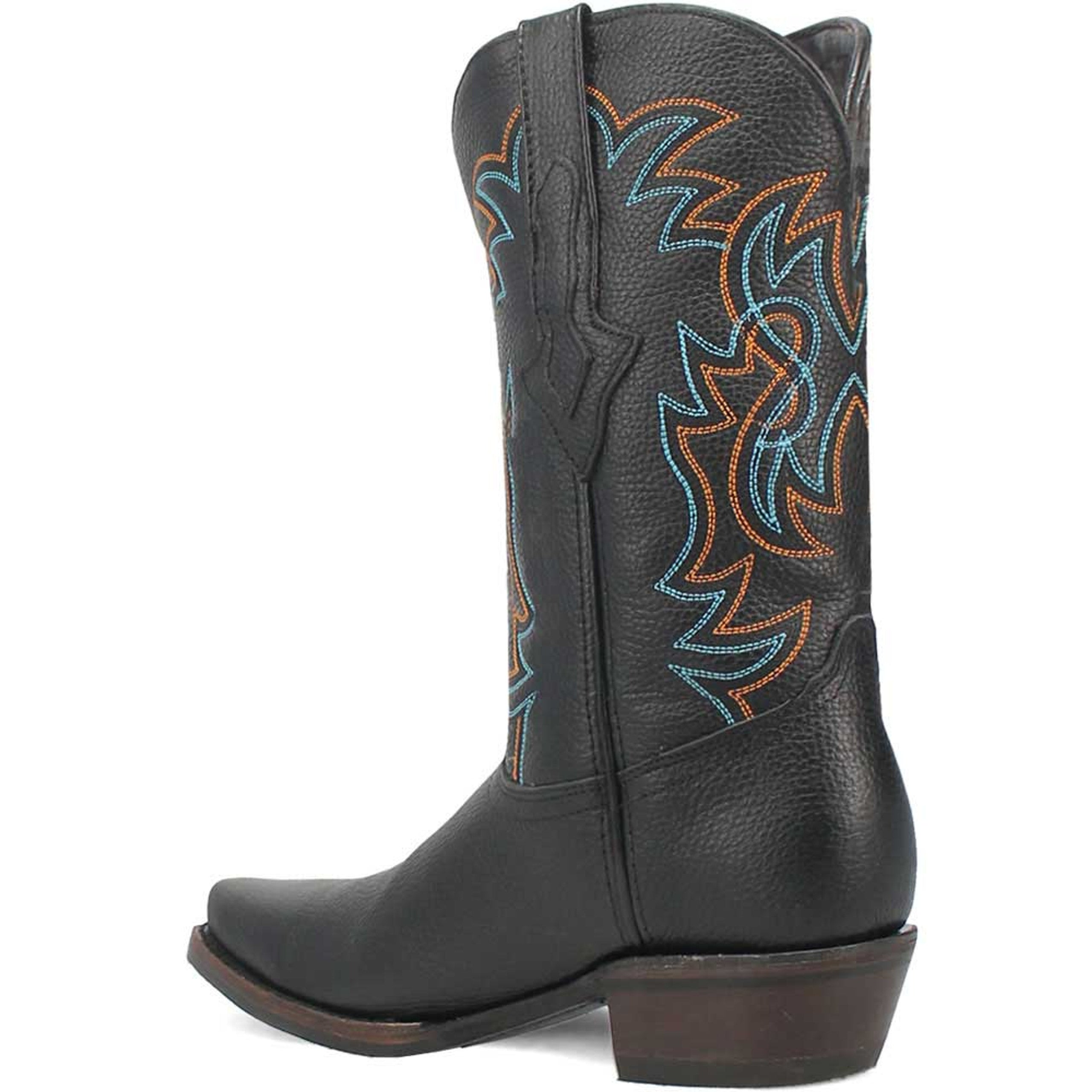 Dingo Gold Rush Black Leather Snip Toe Western Boots - 6D