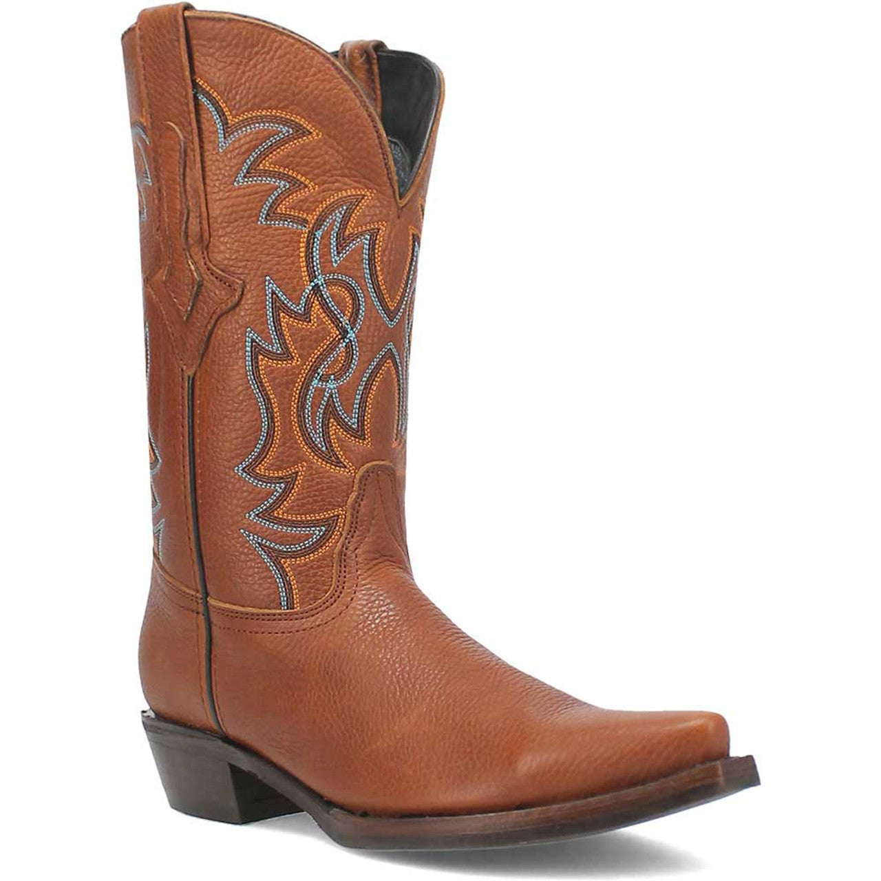 Dingo Gold Rush Tan Leather Snip Toe Western Boots - 6D