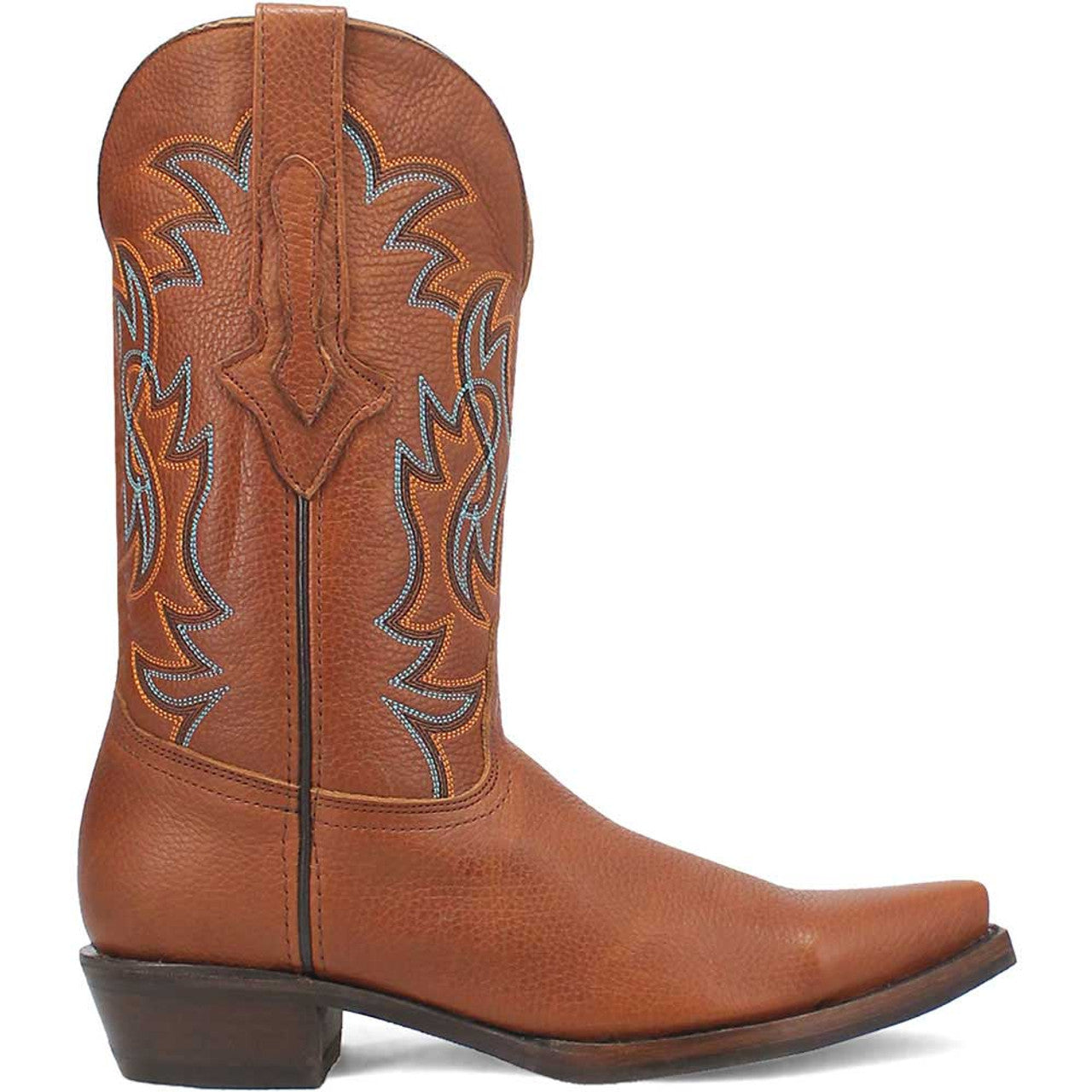 Dingo Gold Rush Tan Leather Snip Toe Western Boots - 6D