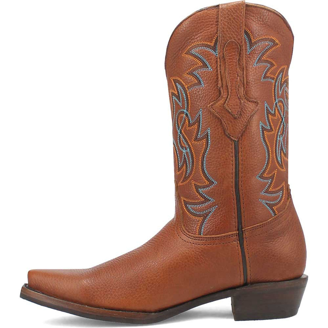 Dingo Gold Rush Tan Leather Snip Toe Western Boots - 6D