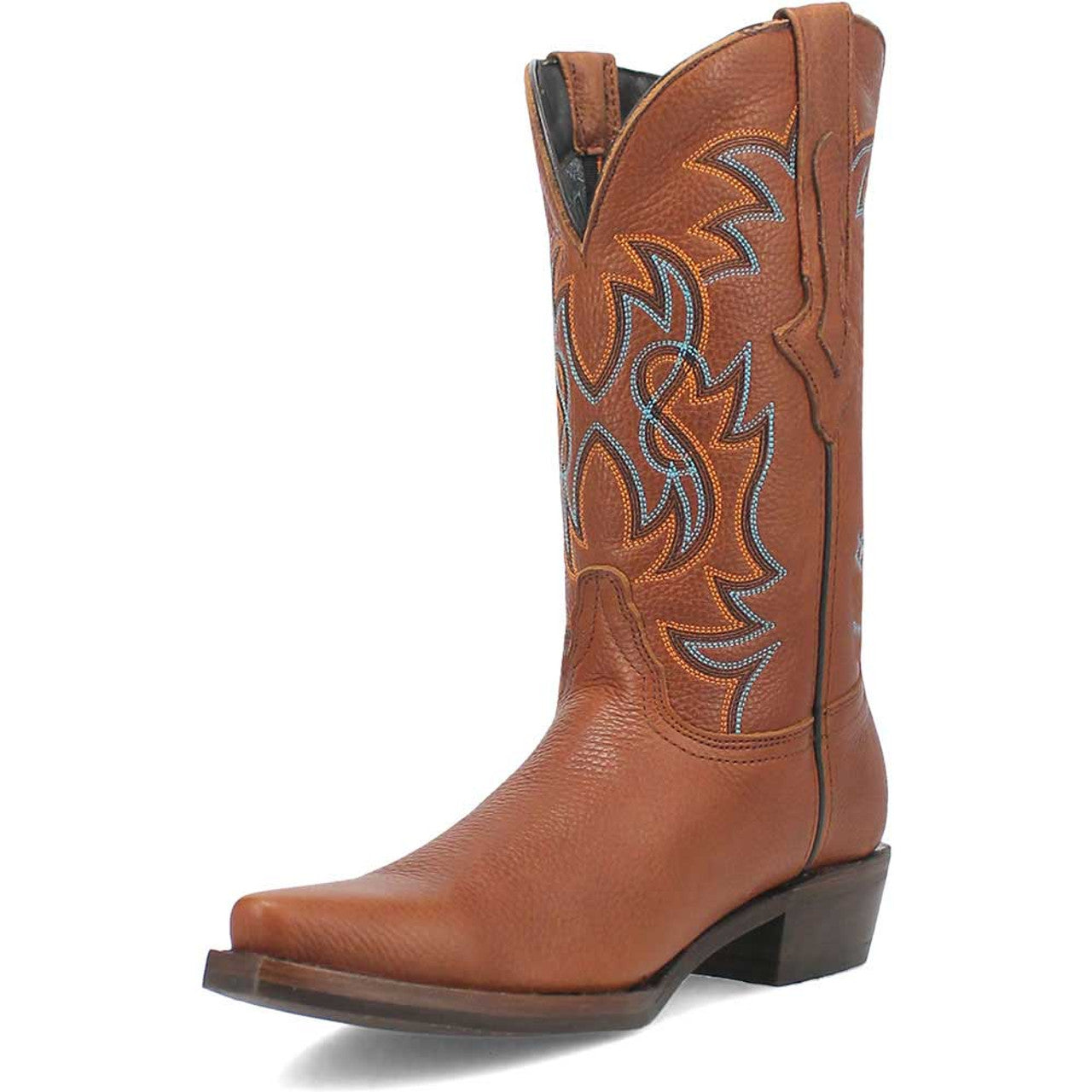 Dingo Gold Rush Tan Leather Snip Toe Western Boots - 6D