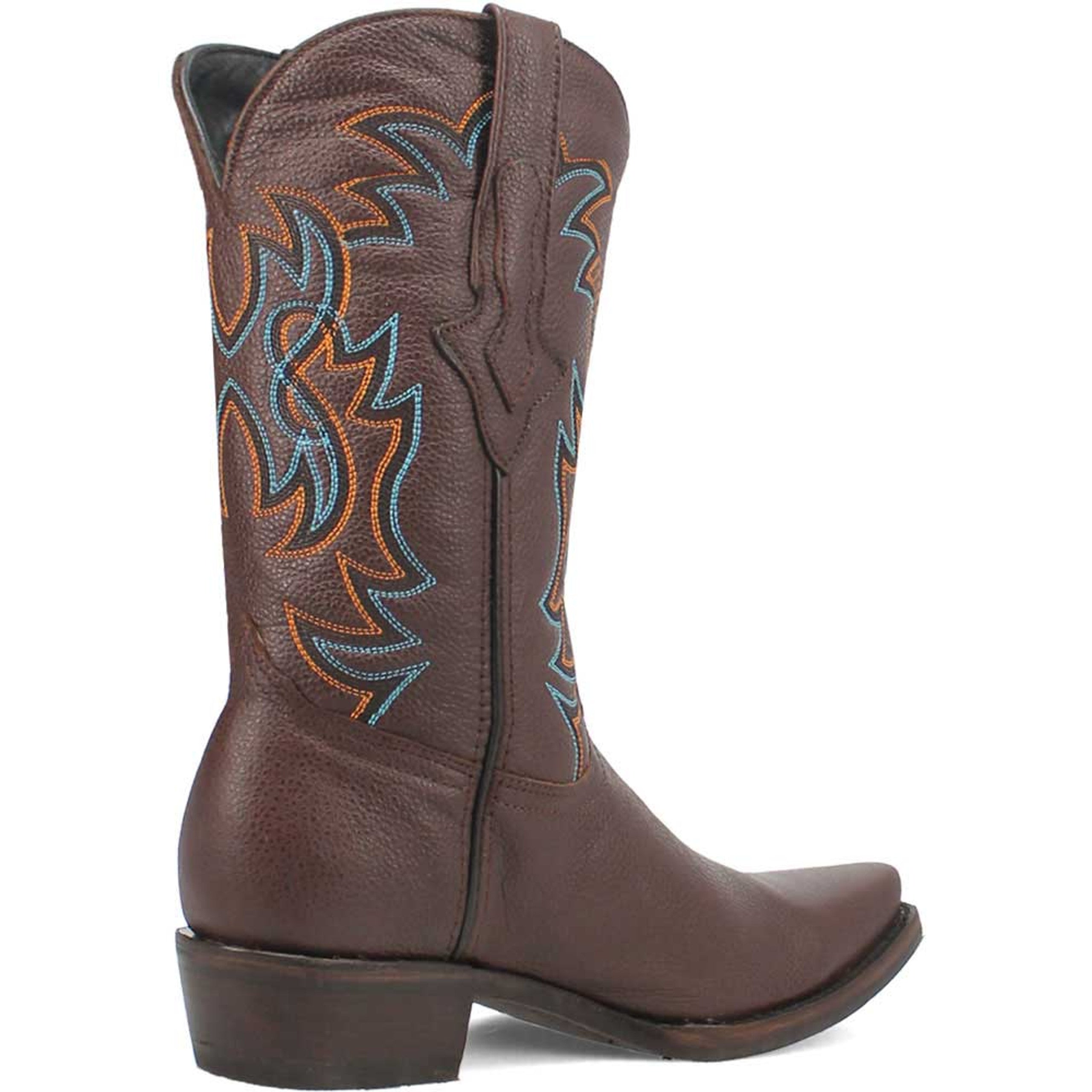 Dingo Gold Rush Brown Leather Snip Toe Western Boots - 6D