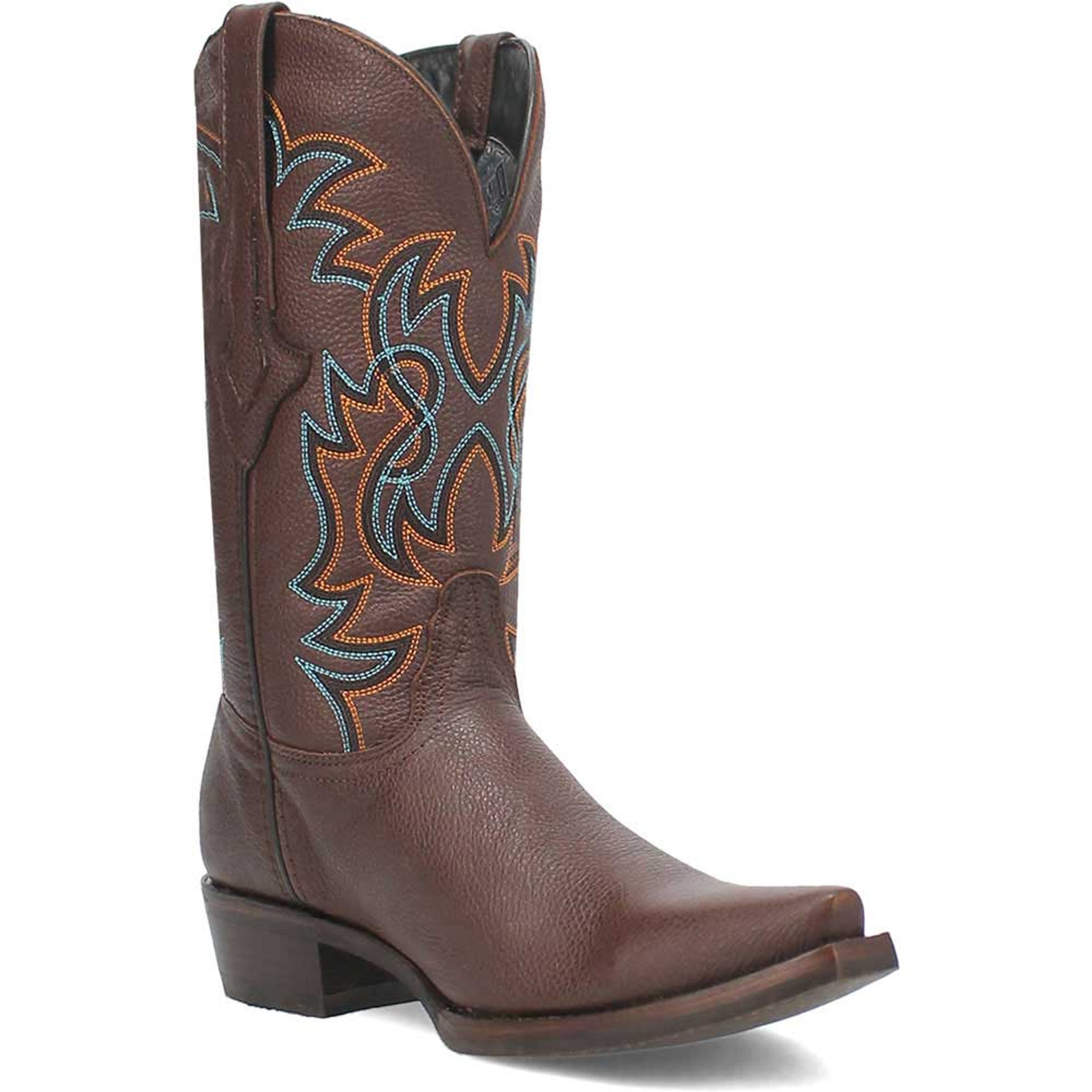 Dingo Gold Rush Brown Leather Snip Toe Western Boots - 6D