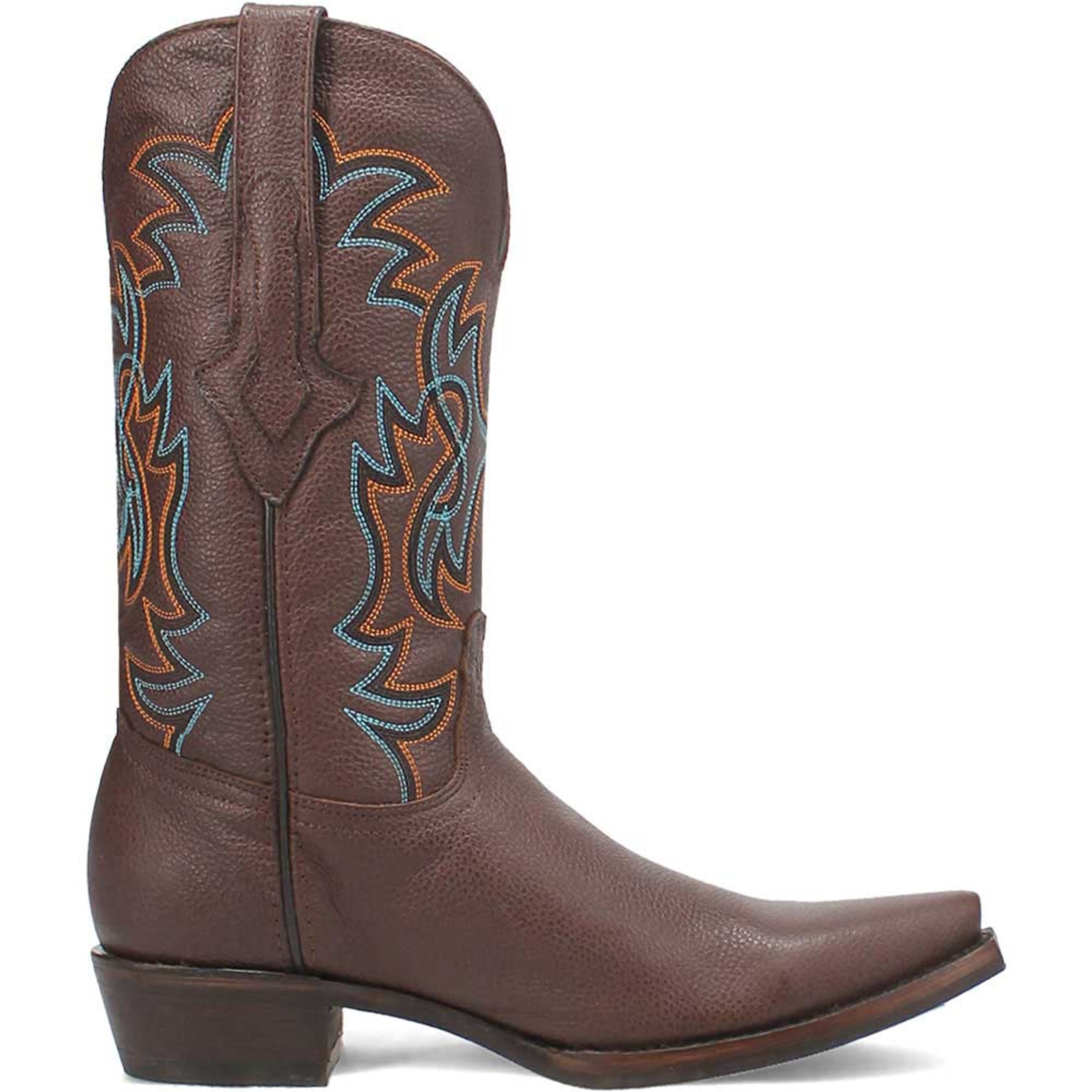 Dingo Gold Rush Brown Leather Snip Toe Western Boots - 6D