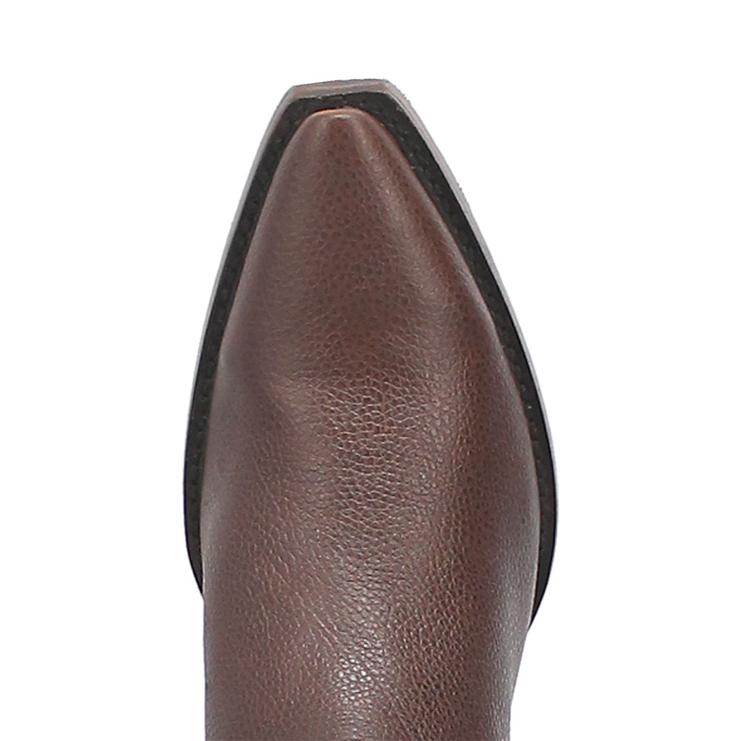 Dingo Gold Rush Brown Leather Snip Toe Western Boots - 6D