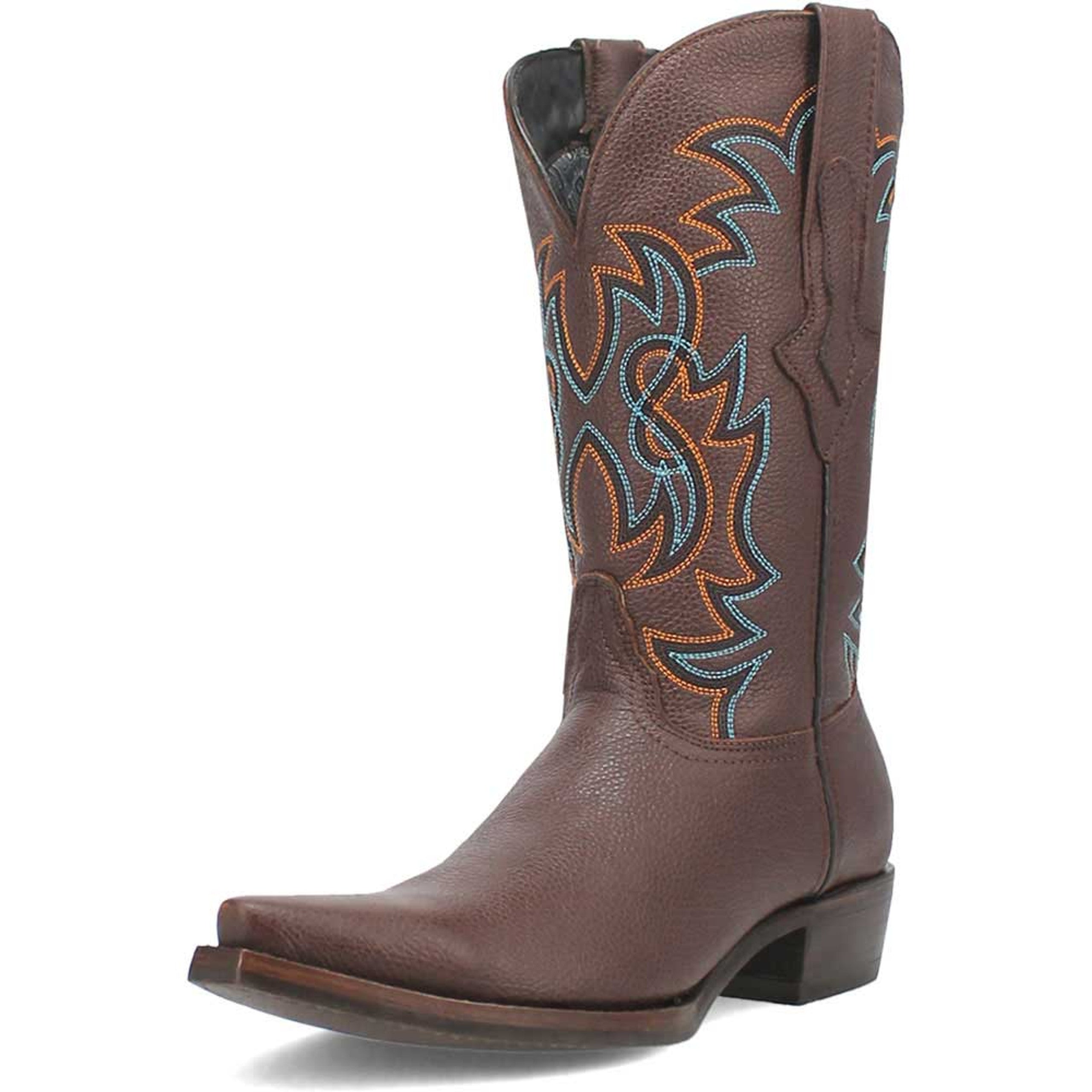 Dingo Gold Rush Brown Leather Snip Toe Western Boots - 6D