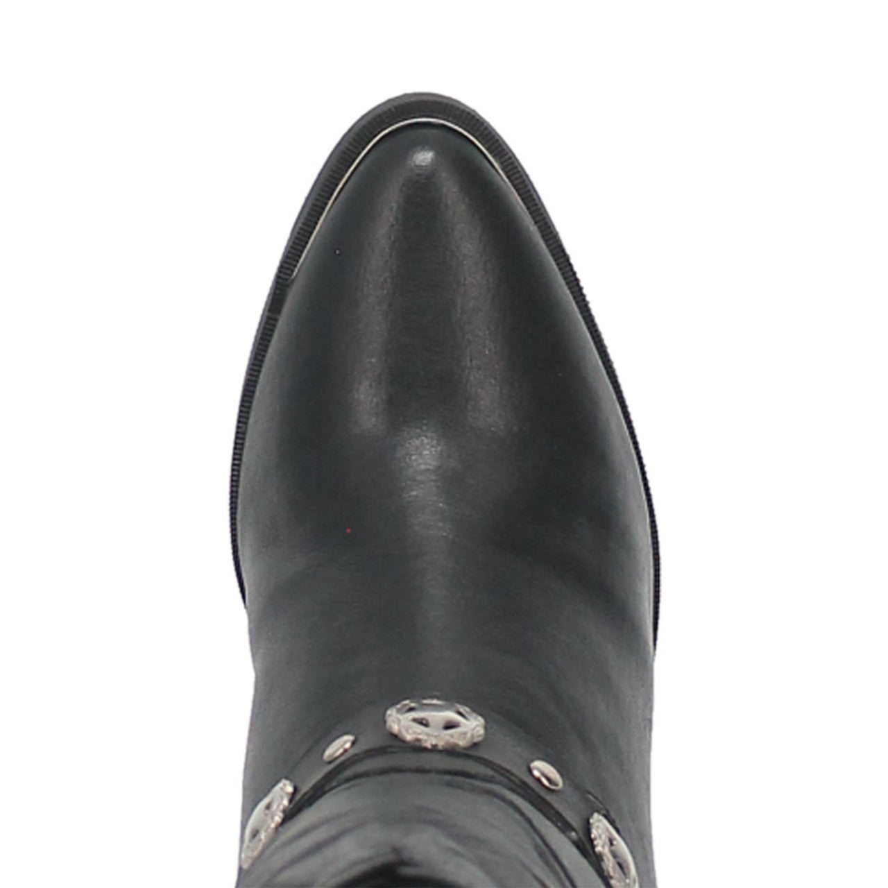 Dingo Olivia Black Pigskin Women Leather Boots - 6M