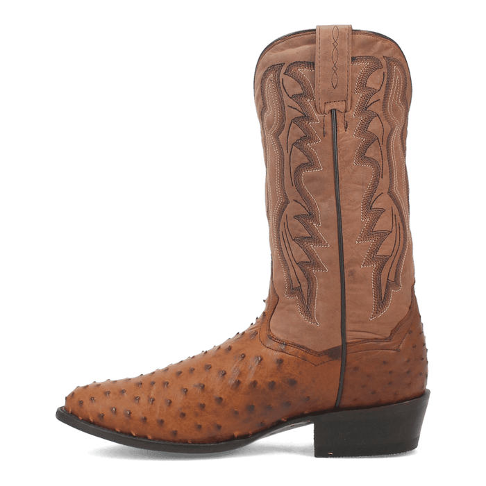 Dan Post Tempe Ostrich Boot - Full Quill Luxury Western