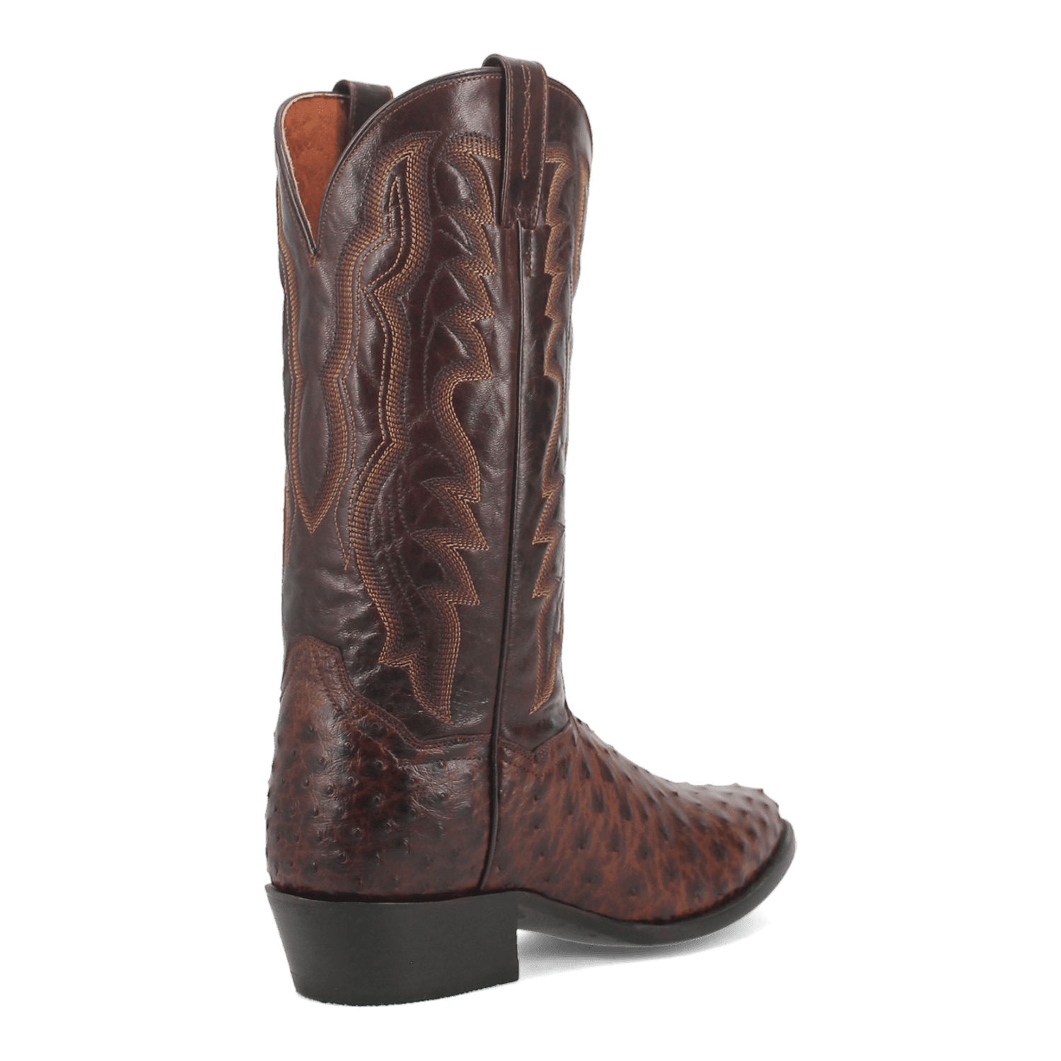 PERSHING FULL QUILL OSTRICH BOOT - 7