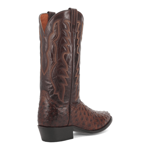 Dan Post Pershing Full Quill Ostrich Boot