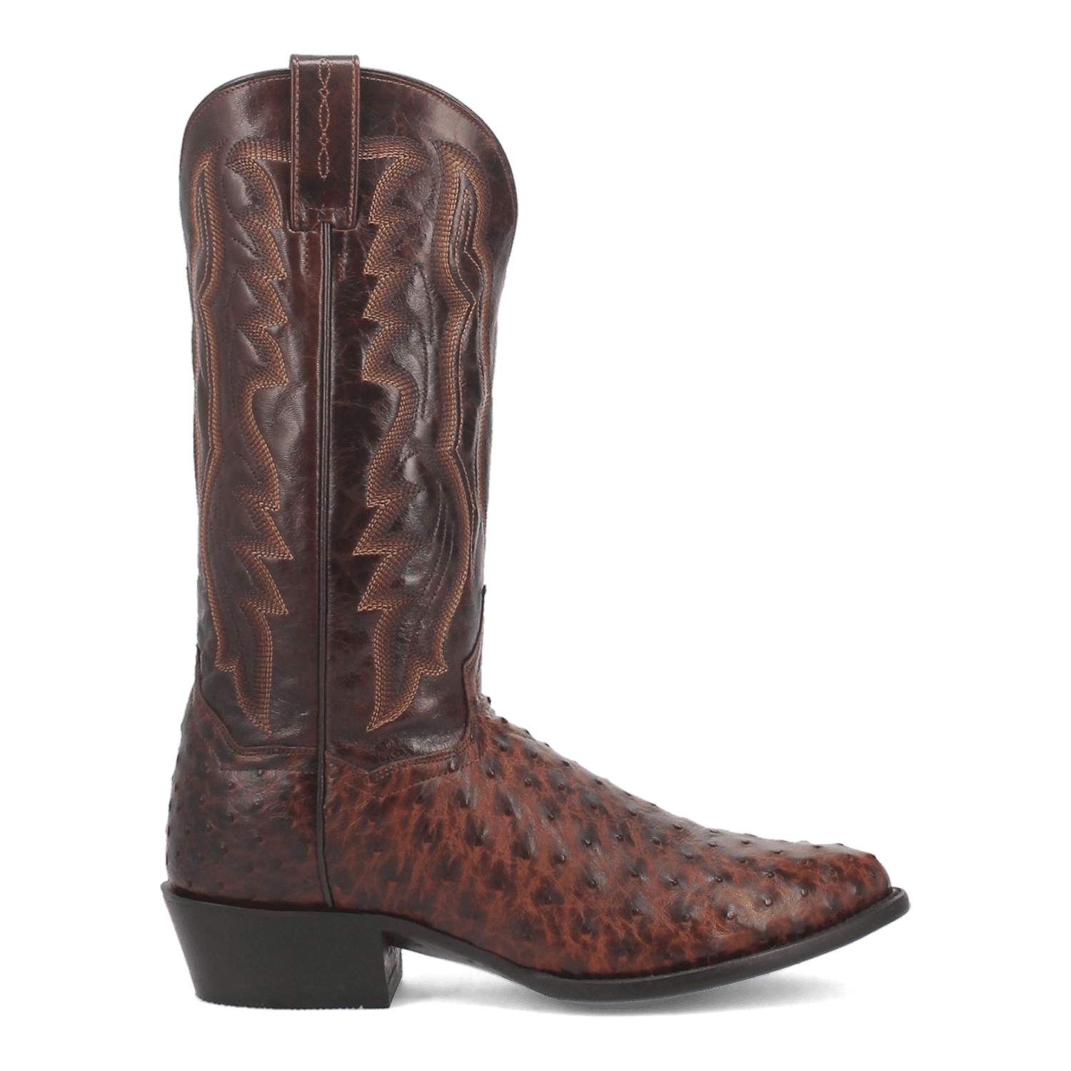 PERSHING FULL QUILL OSTRICH BOOT - 7