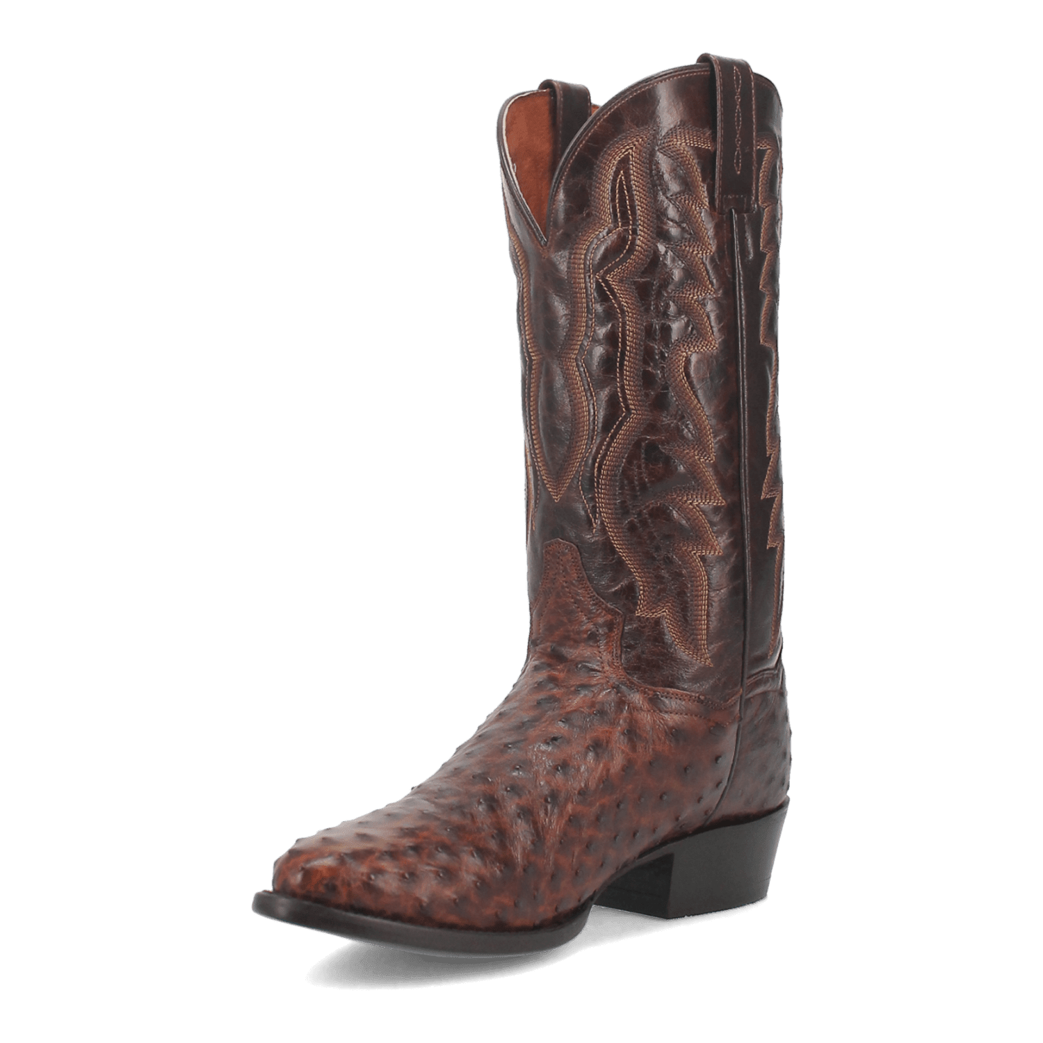 PERSHING FULL QUILL OSTRICH BOOT - 7