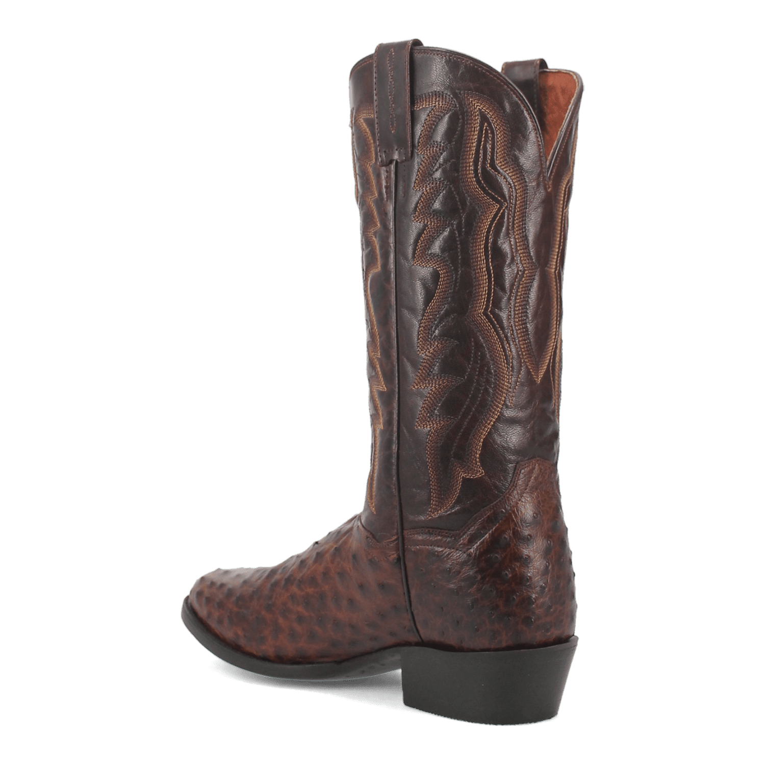 PERSHING FULL QUILL OSTRICH BOOT - 7