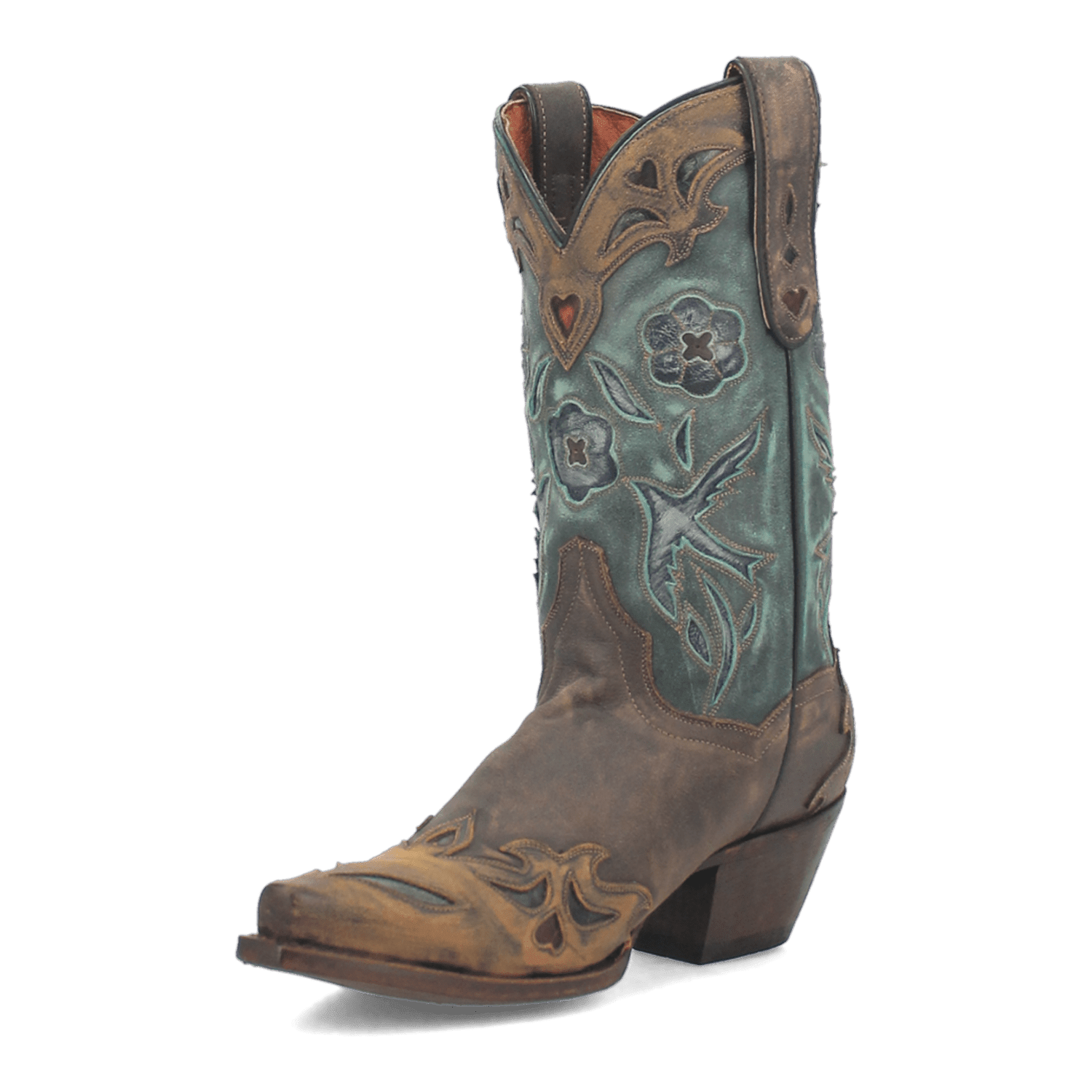 VINTAGE BLUEBIRD LEATHER BOOT - 6