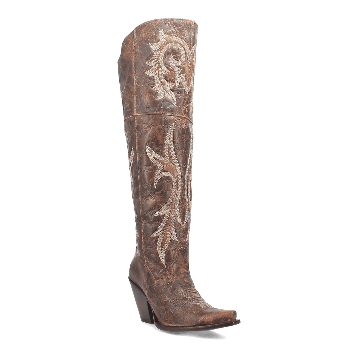 Dan Post Jilted Leather Boot - Premium Brown Boots