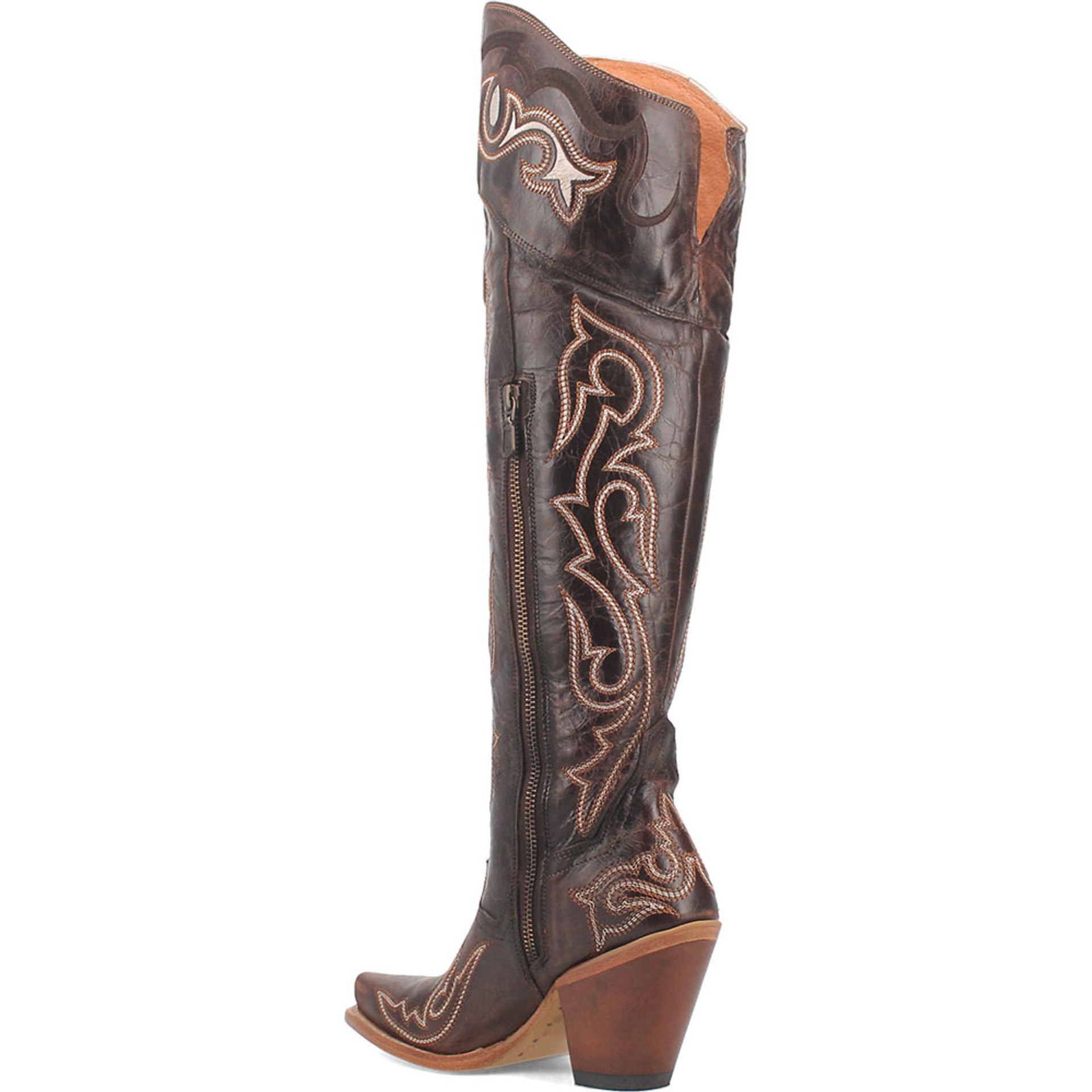 Dan Post Women's Kommotion Chocolate Leather Boots - 7M