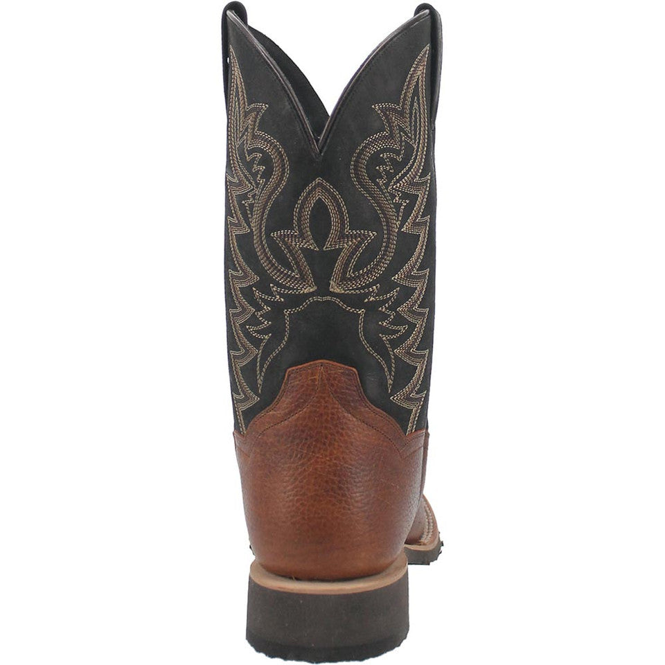 Dan Post Boldon Mens Cognac Square Toe Leather Boot - 8D