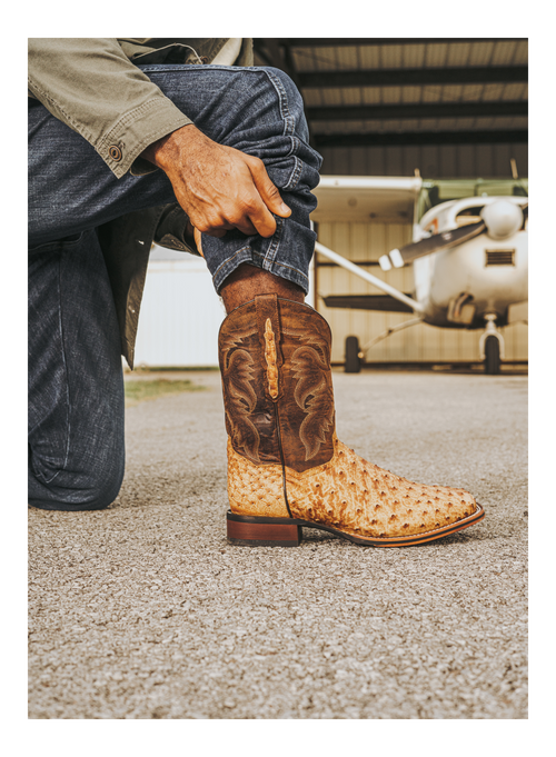 Dan Post Kershaw Full Quill Ostrich Boot - Luxury Western Style