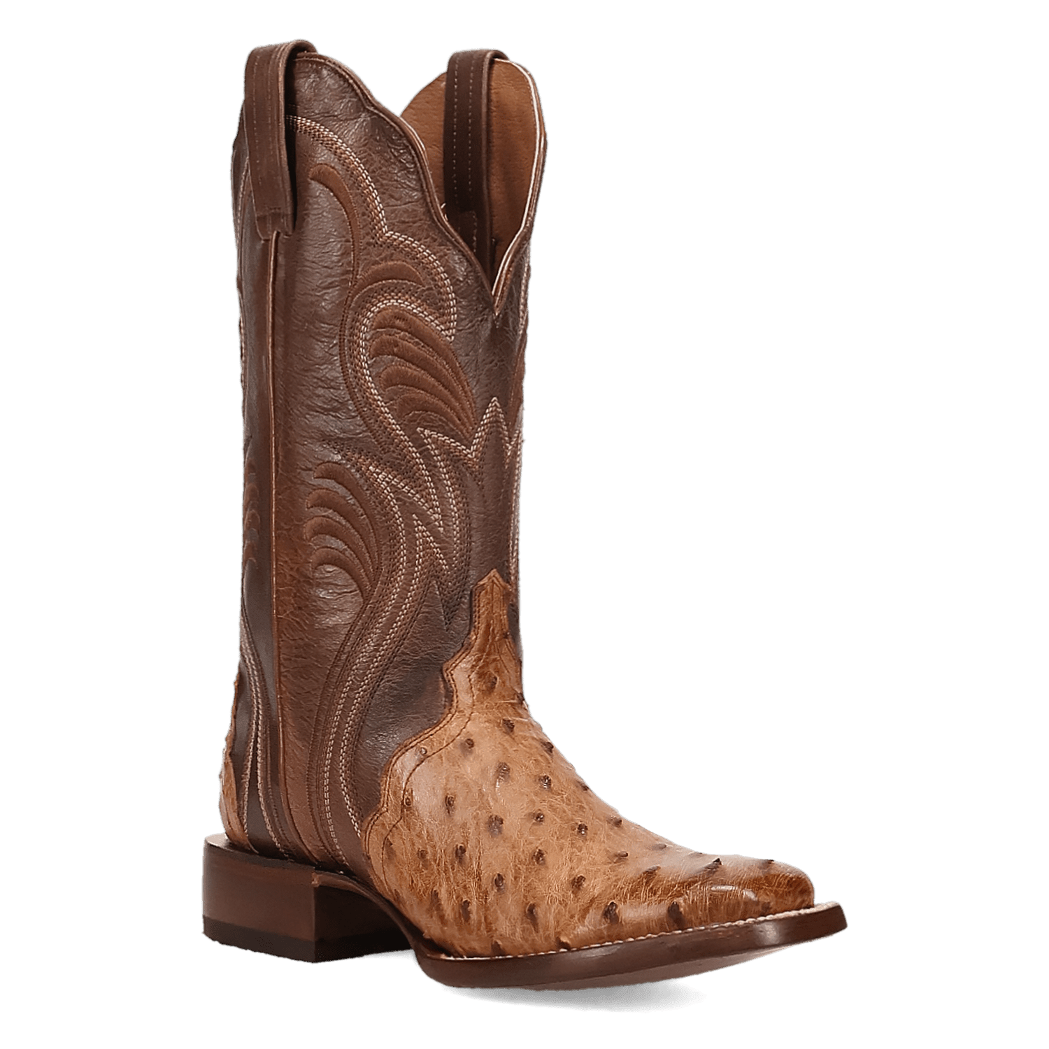 REESE FULL QUILL OSTRICH BOOT - 6