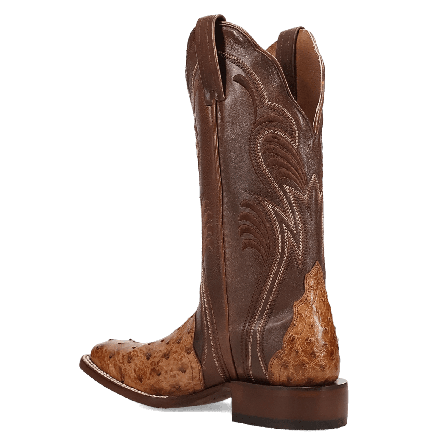 REESE FULL QUILL OSTRICH BOOT - 6