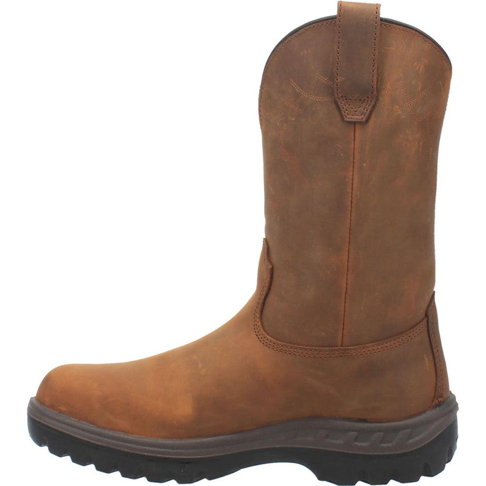 Dan Post Cummins Waterproof Tan Round Toe Leather Boot - 8M