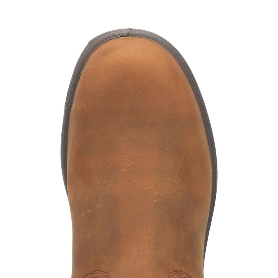 Dan Post Cummins Waterproof Tan Round Toe Leather Boot - 8M