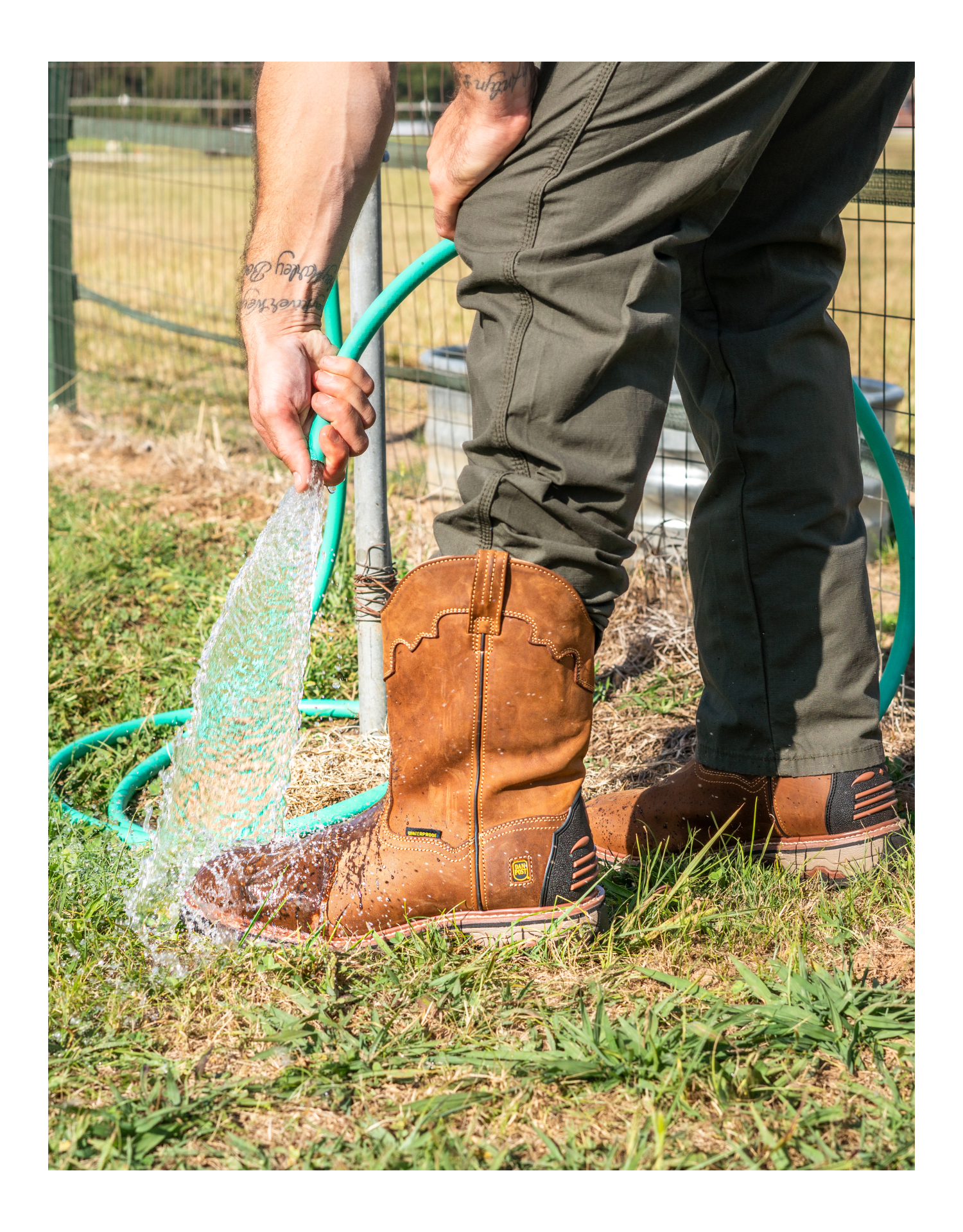 BLAYDE WATERPROOF LEATHER BOOT - 7