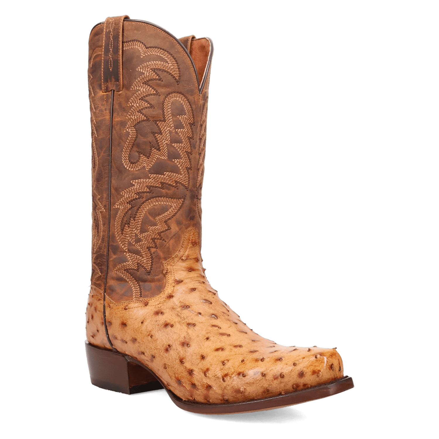 MARCO FULL QUILL OSTRICH BOOT - 7