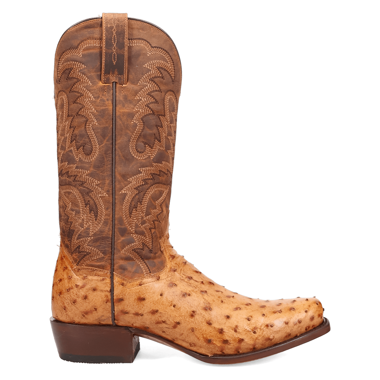 MARCO FULL QUILL OSTRICH BOOT - 7