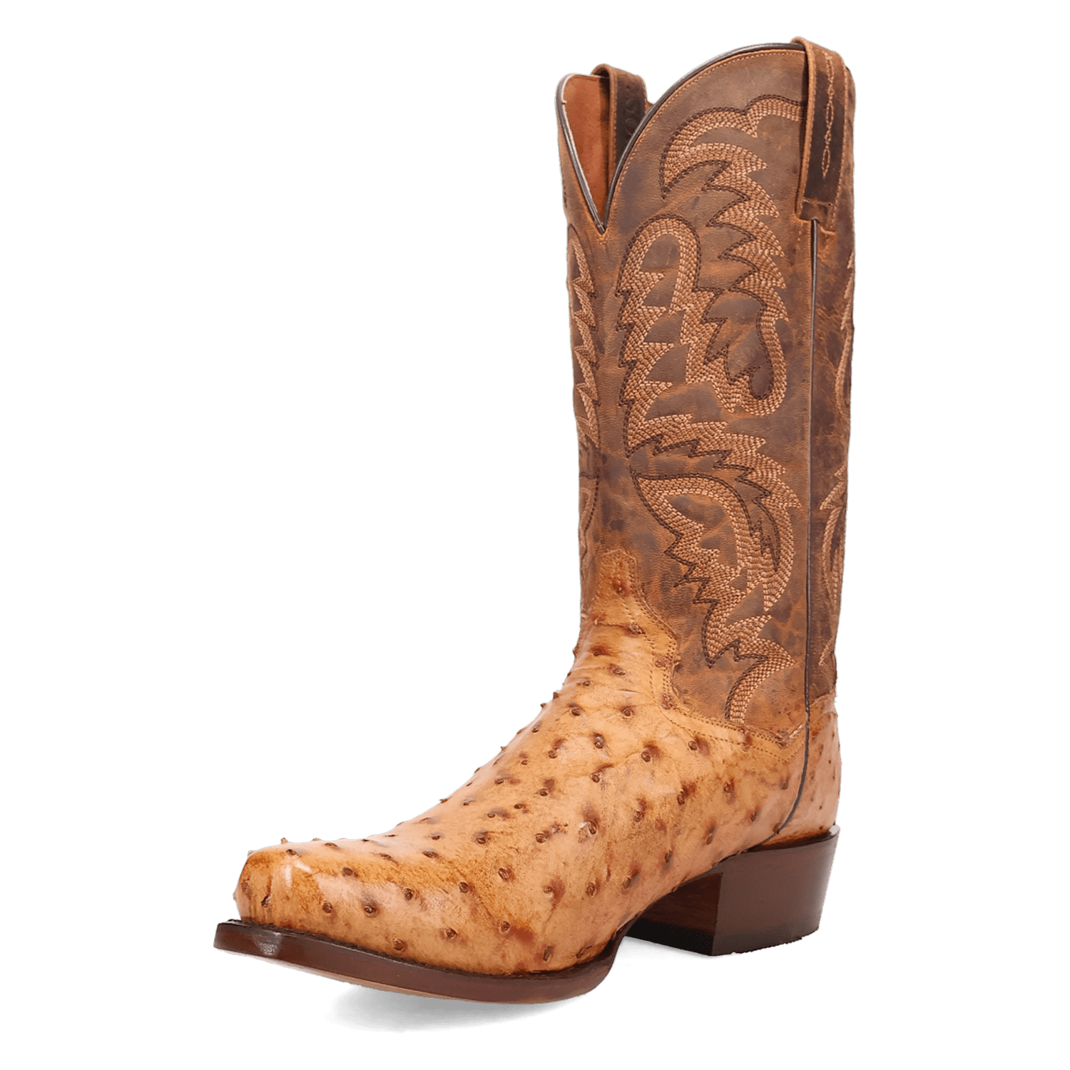 MARCO FULL QUILL OSTRICH BOOT - 7
