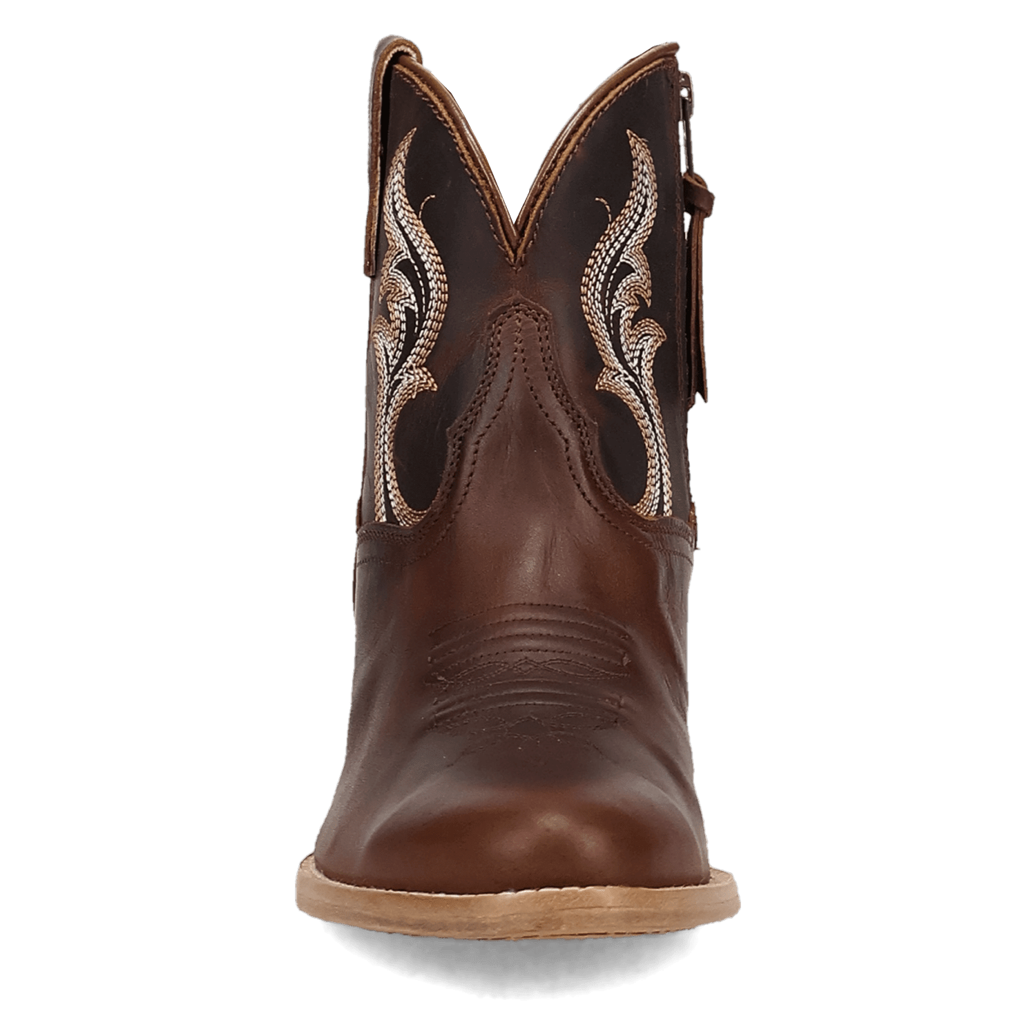 RUSTIC CHARM LEATHER BOOTIE - 6