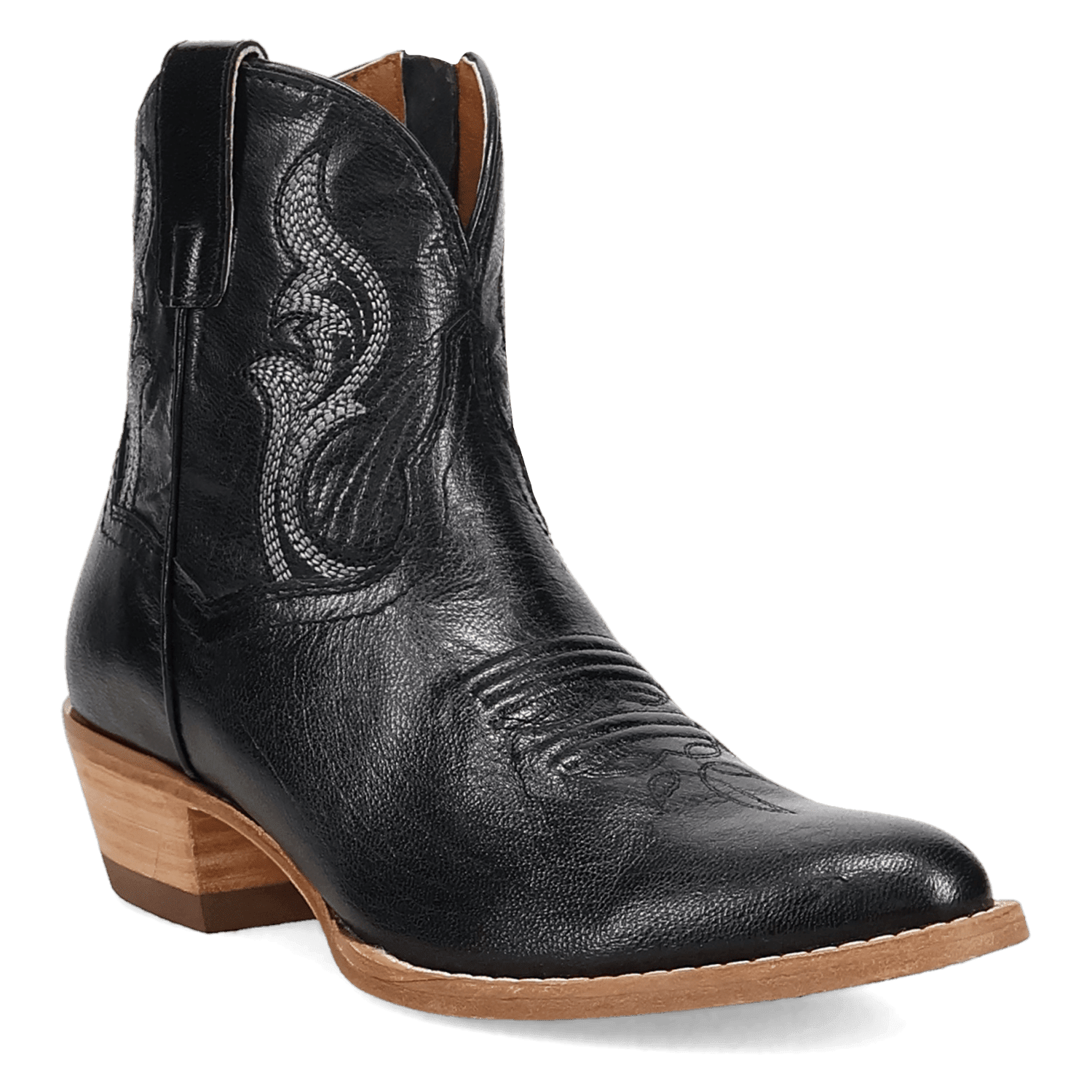 RUSTIC CHARM LEATHER BOOTIE - 6