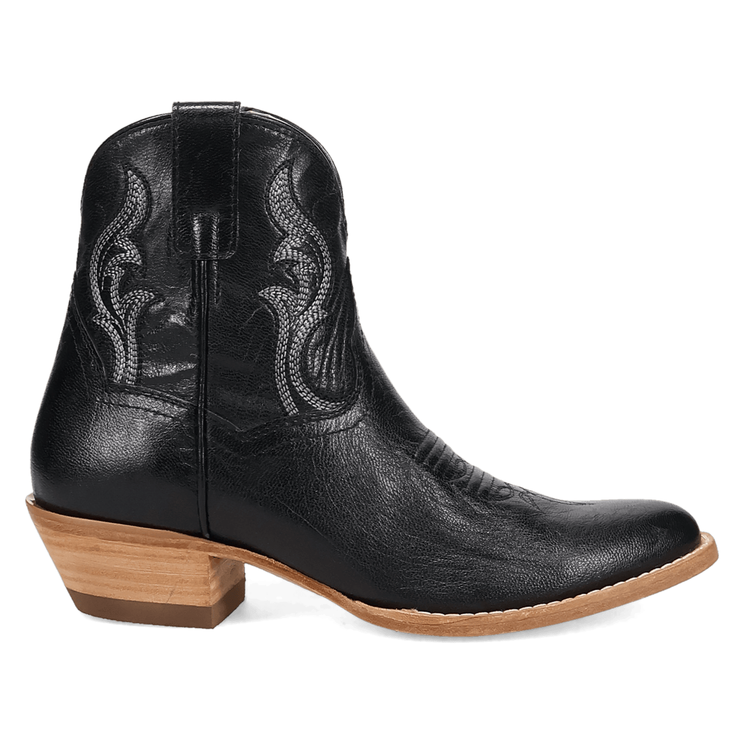 RUSTIC CHARM LEATHER BOOTIE - 6