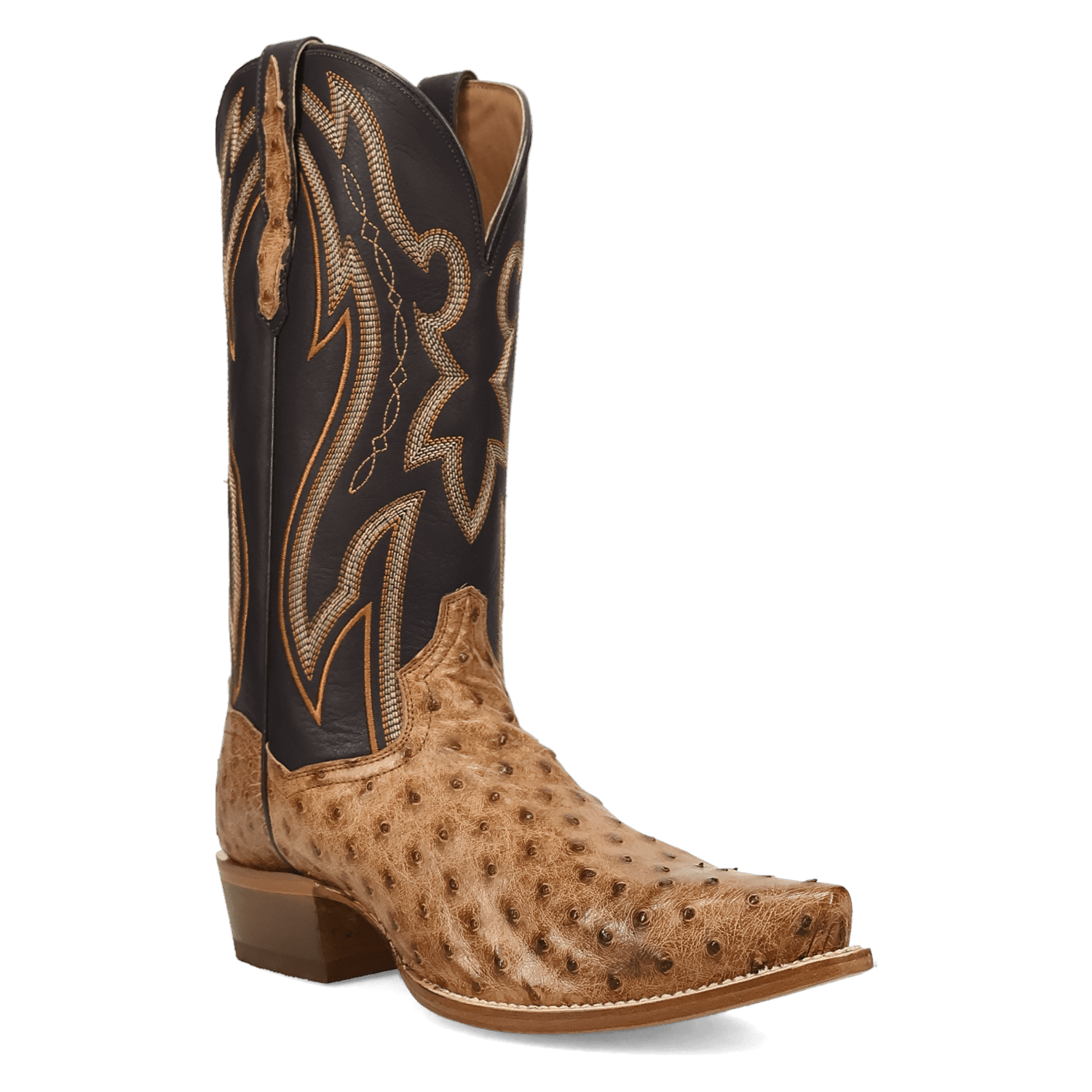 GRIT FULL QUILL OSTRICH BOOT - 7