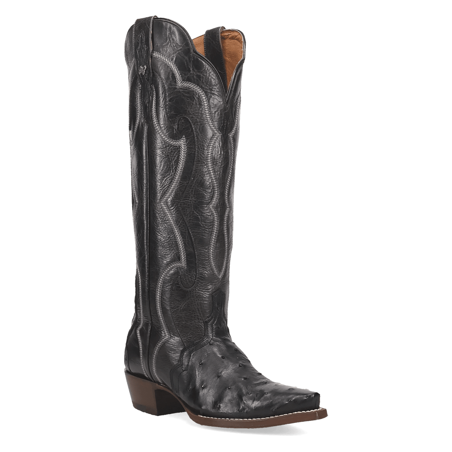Dan Post Maravilla Ostrich Boot - Full Quill Luxury - 6