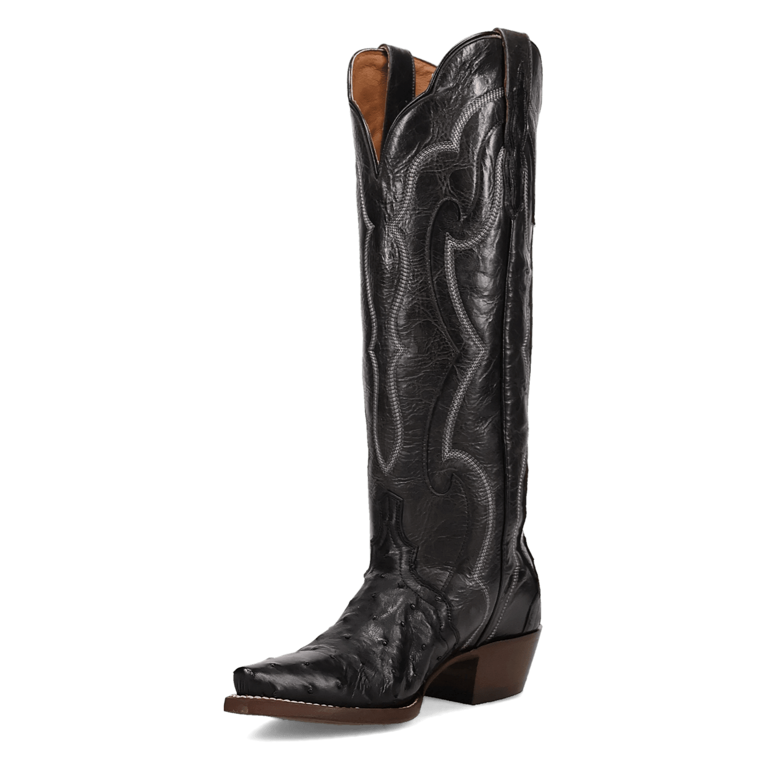 Dan Post Maravilla Ostrich Boot - Full Quill Luxury - 6
